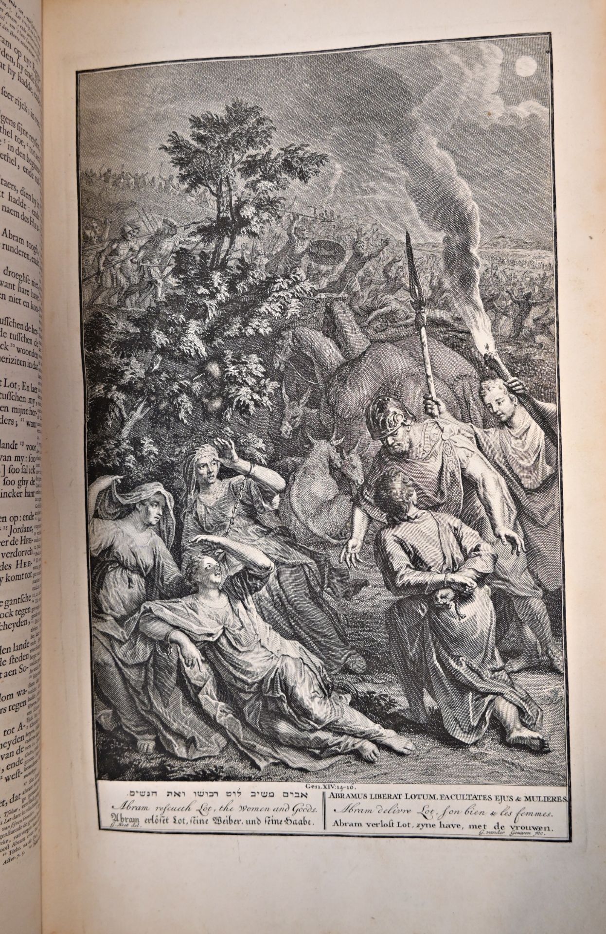 Rare Bible, High quality engravings, Large size, bound in leather, Amsterdam, 1663. - Bild 14 aus 37
