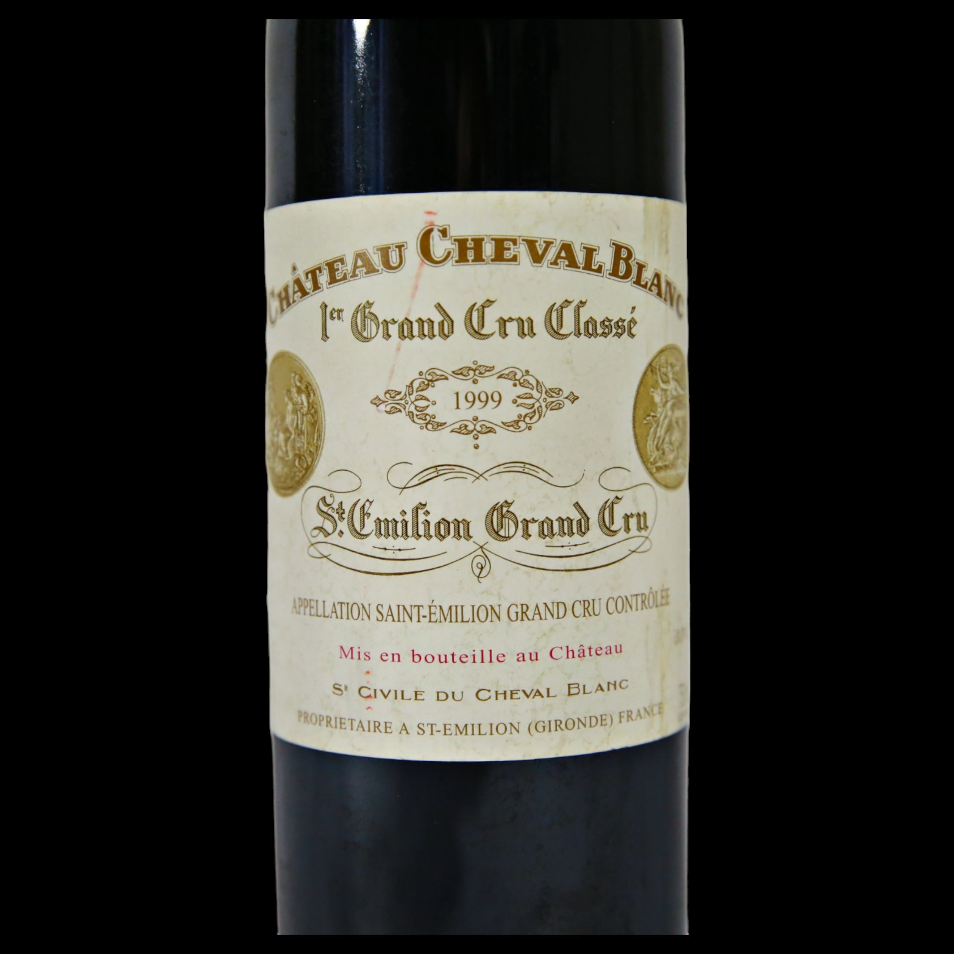 Bottle Vintage Chateau Cheval Blanc 1999, Bordeaux, Saint-Emilion Premier Grand Cru Classe. - Bild 14 aus 15