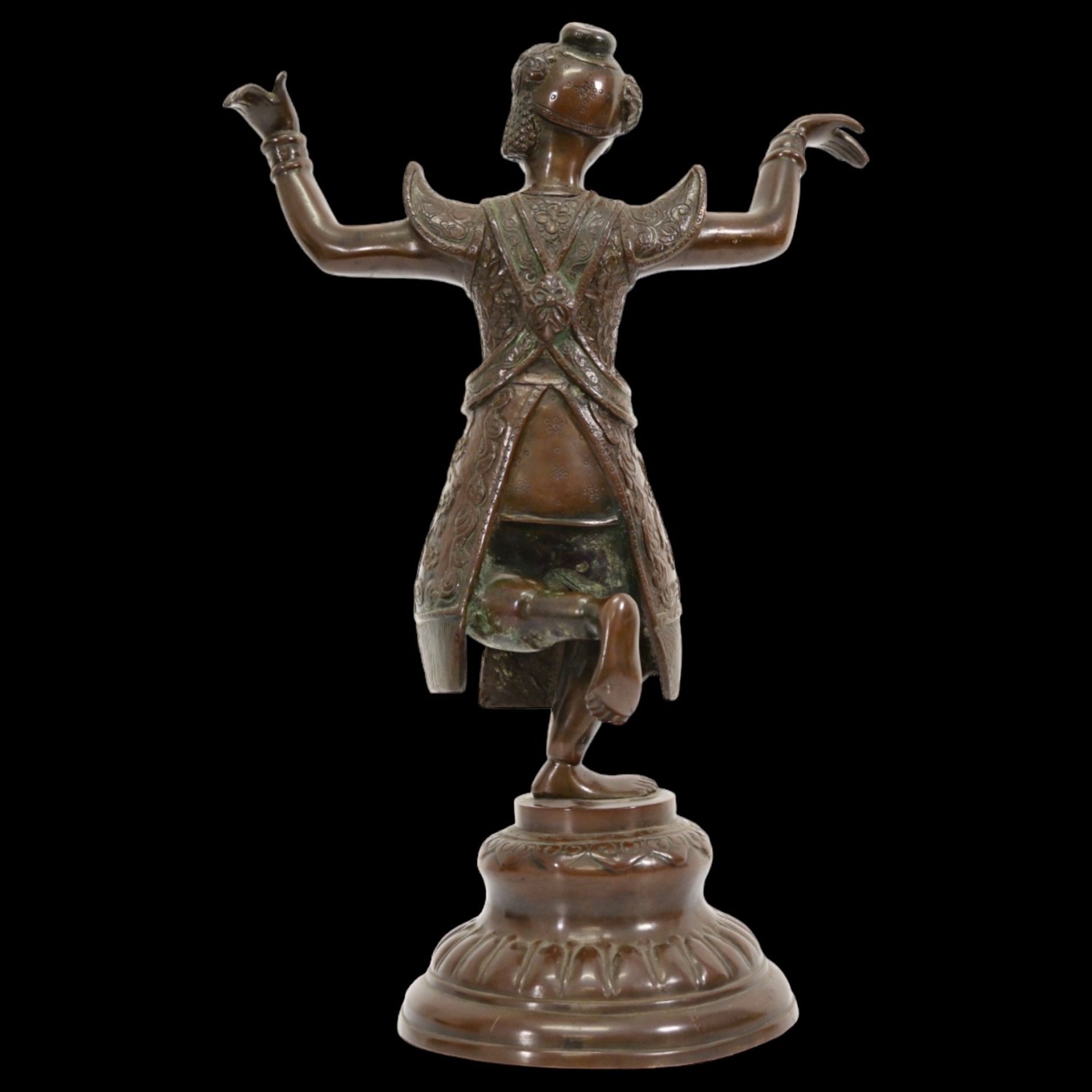 Bronze sculpture "Balinese Dancer", France, early 20th century. Collectibles and home decor. - Bild 5 aus 7