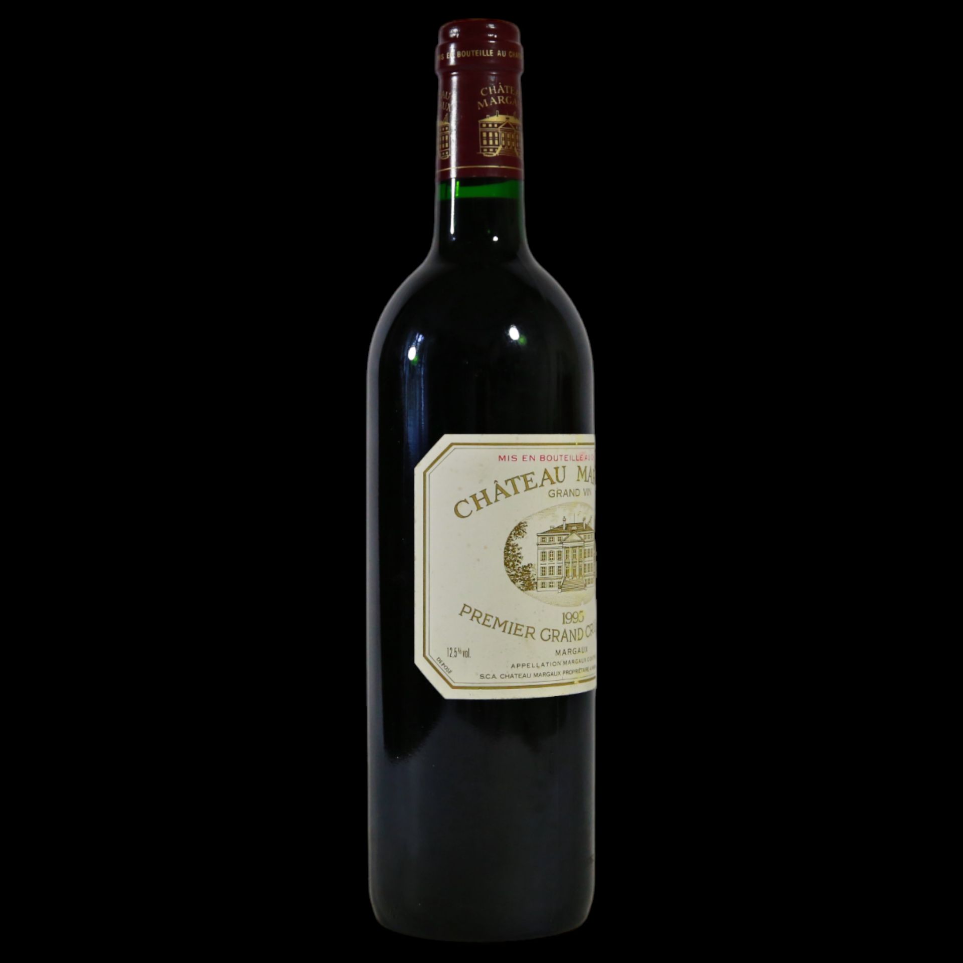 Bottle Vintage Chateau Margaux 1995, Premier Cru Classe. - Bild 9 aus 12