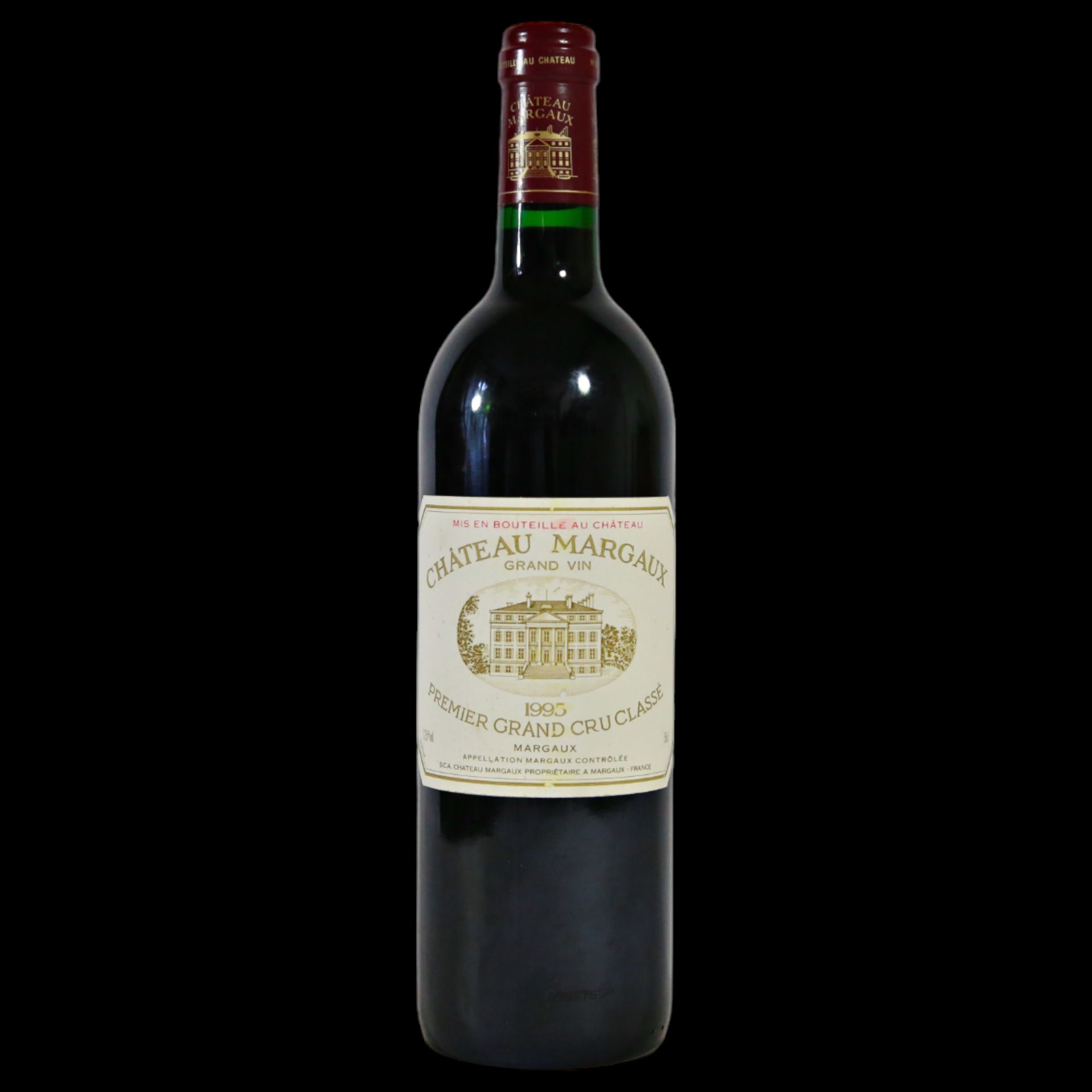 Bottle Vintage Chateau Margaux 1995, Premier Cru Classe. - Bild 2 aus 12