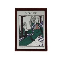 VOGUE COVER DESINS LITHOGRAPH BY HELEN DRYDEN