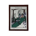 VOGUE COVER DESINS LITHOGRAPH BY HELEN DRYDEN