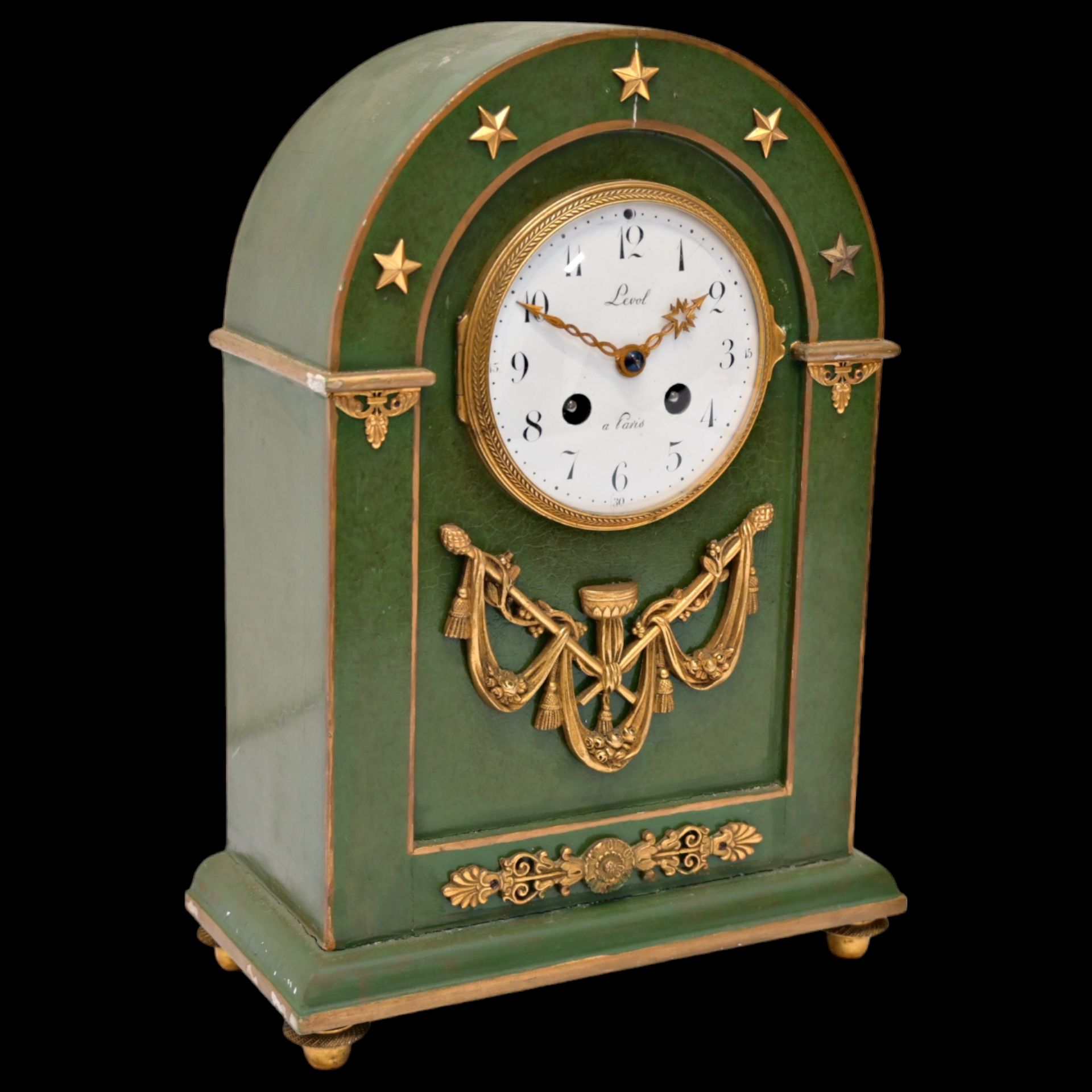 Magnificent clock, First Empire, early 19th century. - Bild 3 aus 13