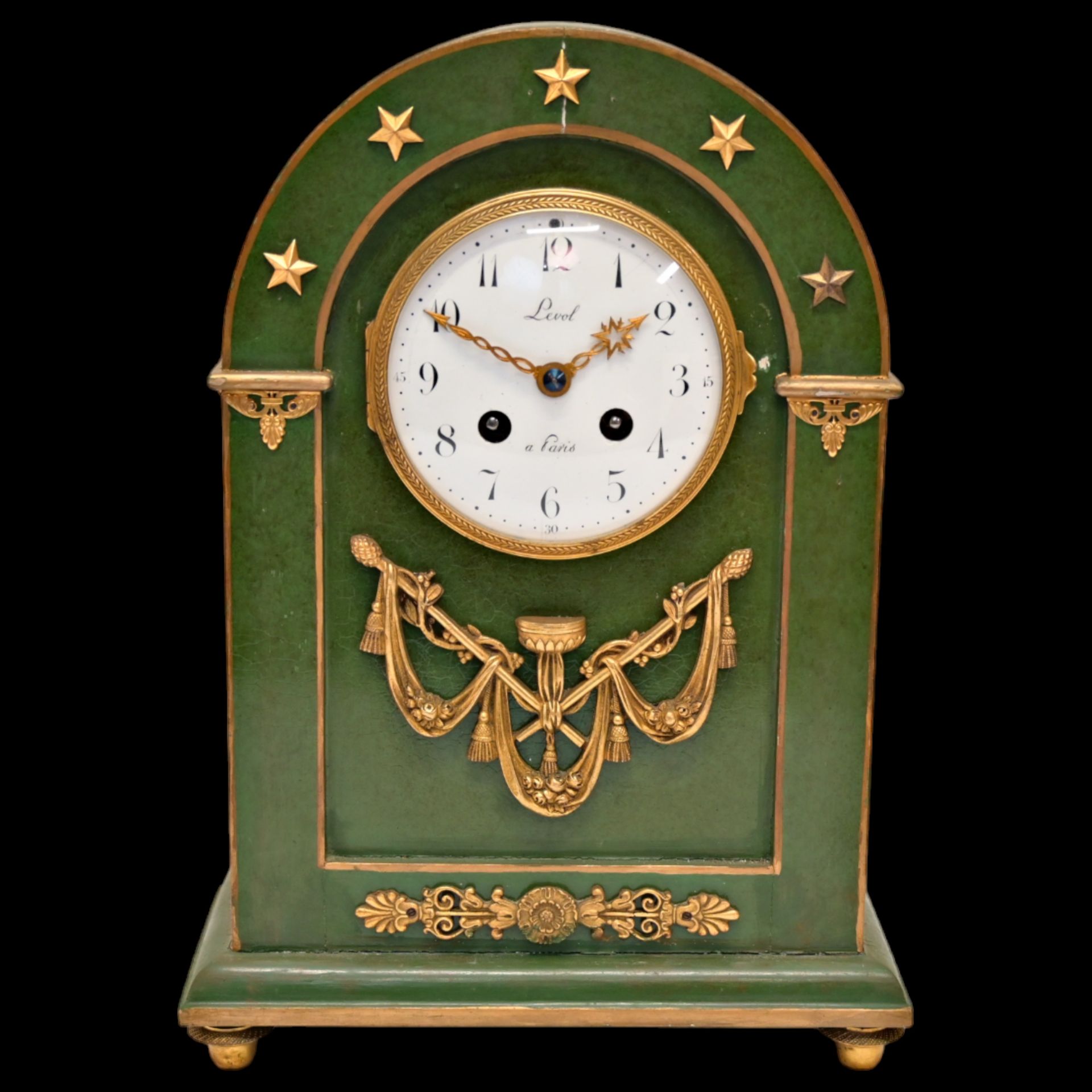 Magnificent clock, First Empire, early 19th century. - Bild 2 aus 13