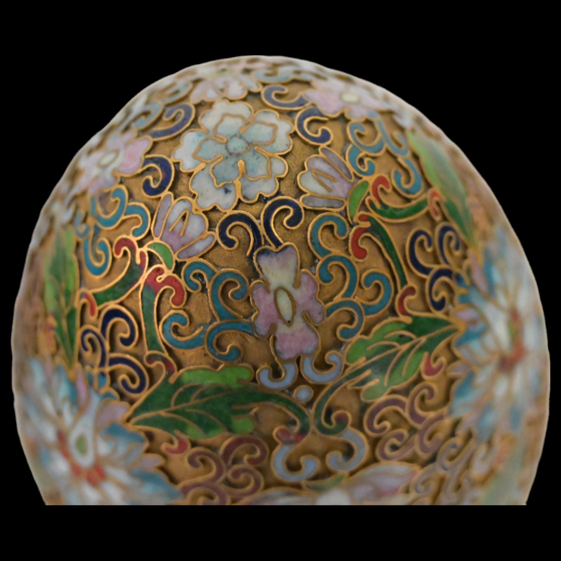 Russian gilded and enamel Easter egg on a silver stand, Russian, 20th century. - Image 11 of 11