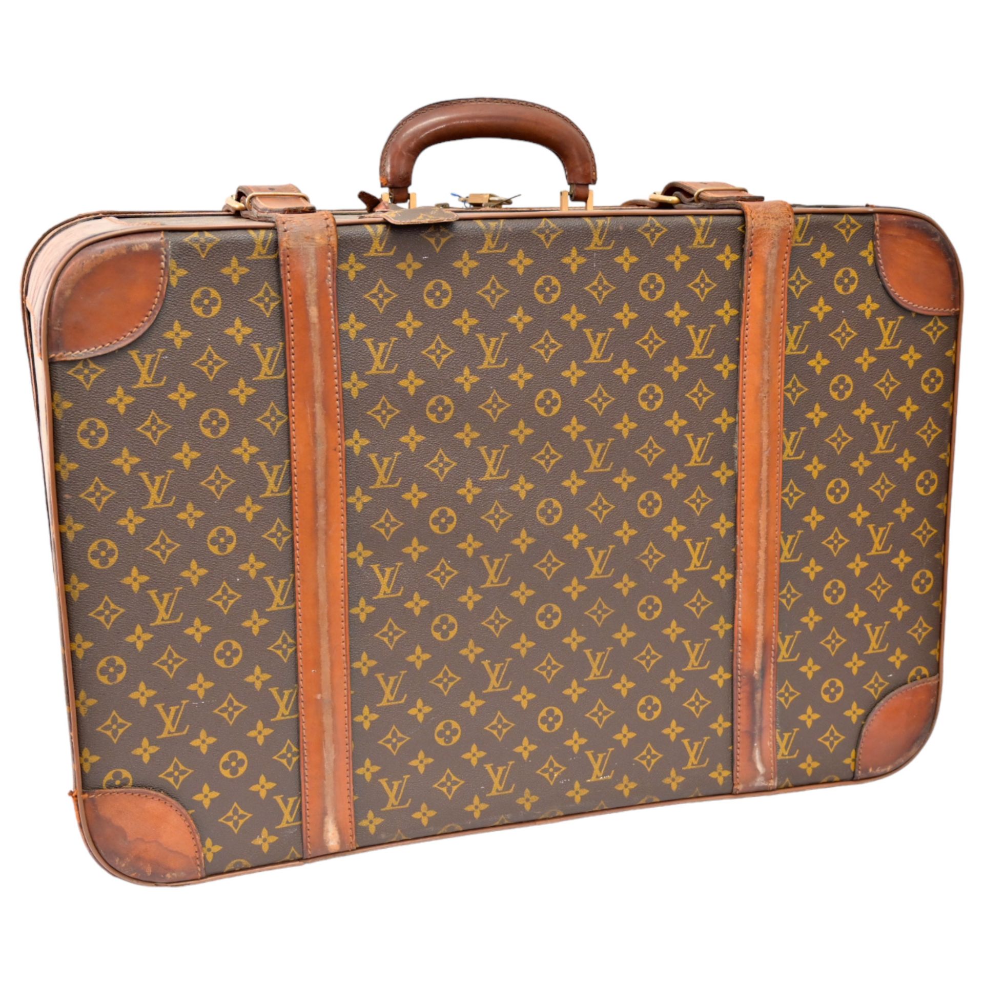 Vintage Louis Vuitton Soft Sided Suitcase, 20th century. - Image 2 of 7