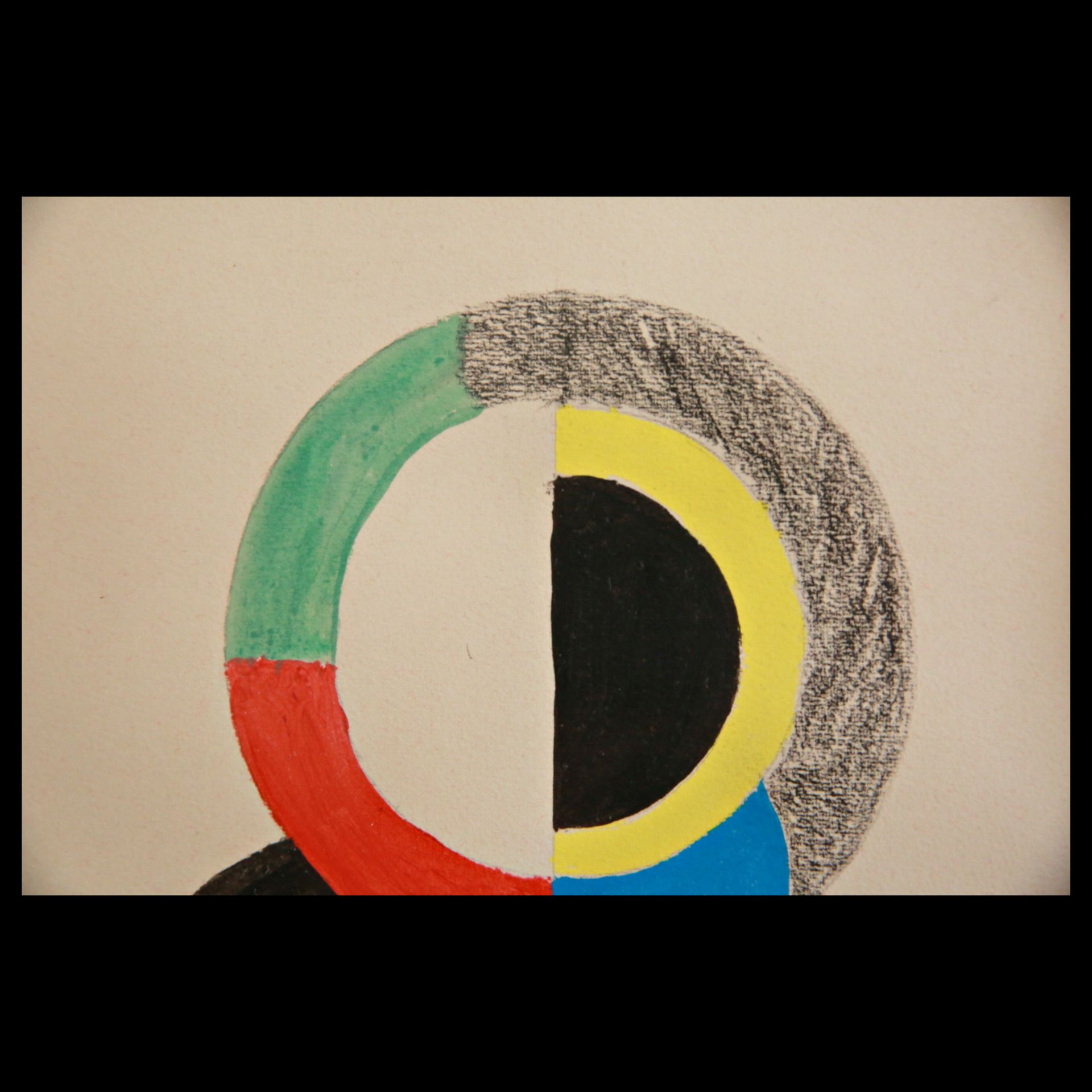 Abstract composition, Lithograph, signed Sonia Delaunay. - Image 8 of 9