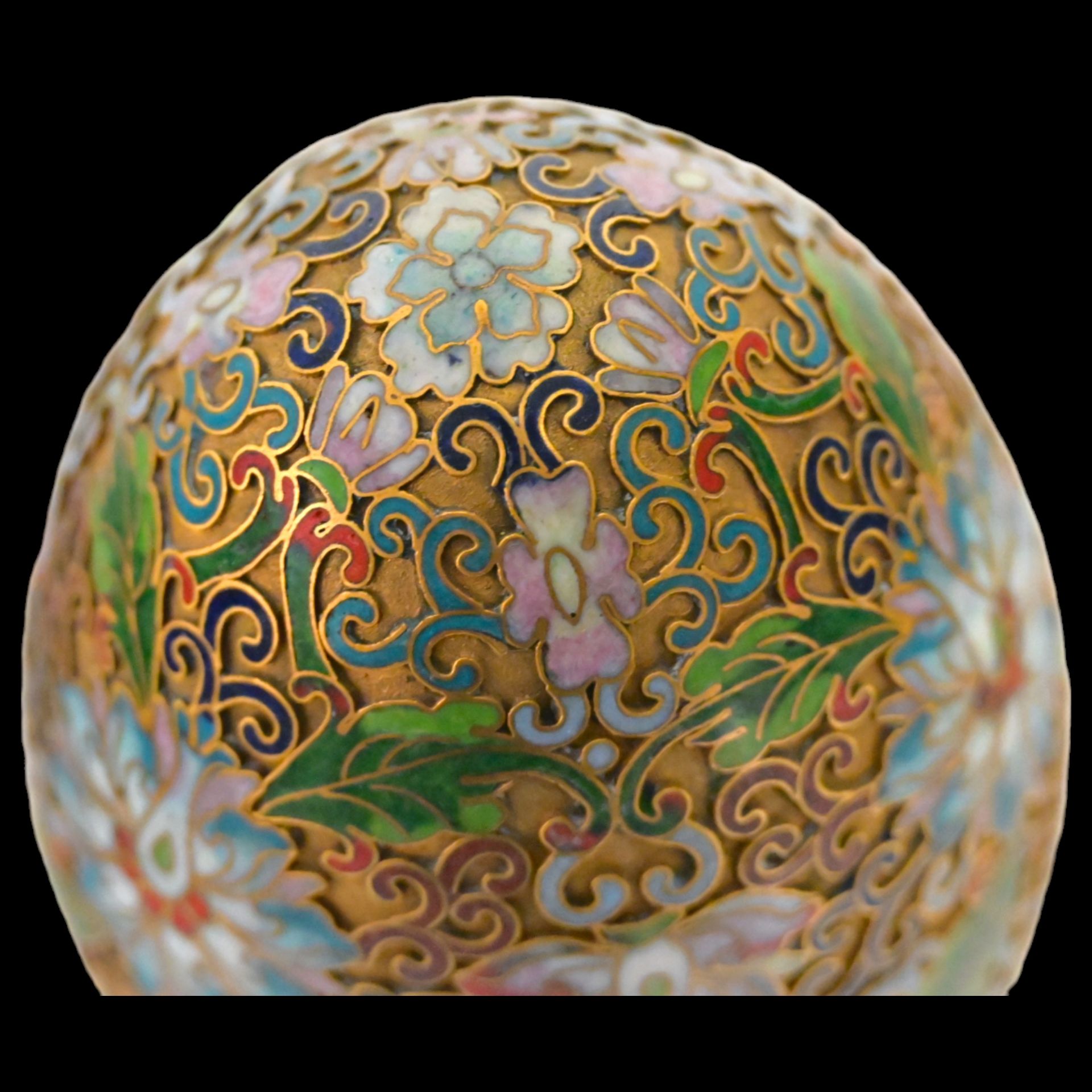 Russian gilded and enamel Easter egg on a silver stand, Russian, 20th century. - Image 10 of 11