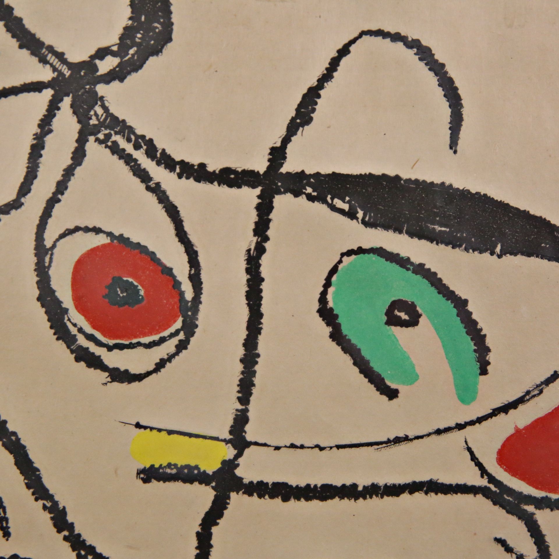 Joan MIRO (1893-1983) "Abstraction", lithographie, signed EA for Iliazd, - Bild 3 aus 3