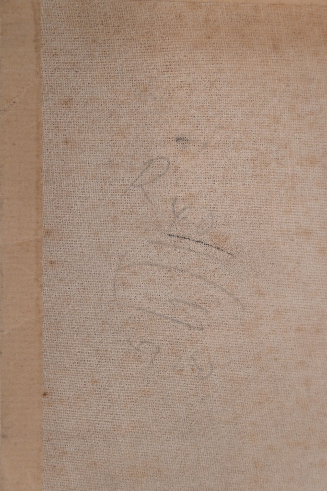 Drawing for Nikolai Tikhonov's book "BRAGA", 1922. Paper, charcoal drawing. Author's signature. - Bild 7 aus 9