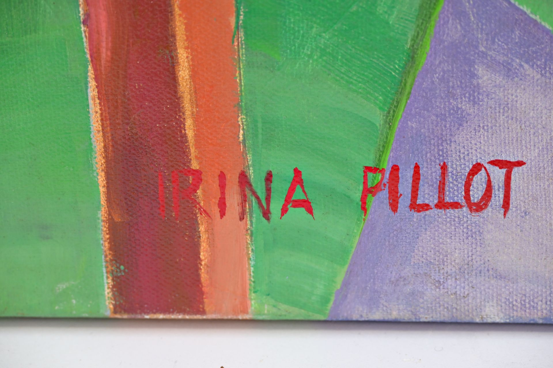 Irina PILLOT-POJILKINA (1972) acrylic on canvas, France, early 21st century. - Bild 3 aus 12