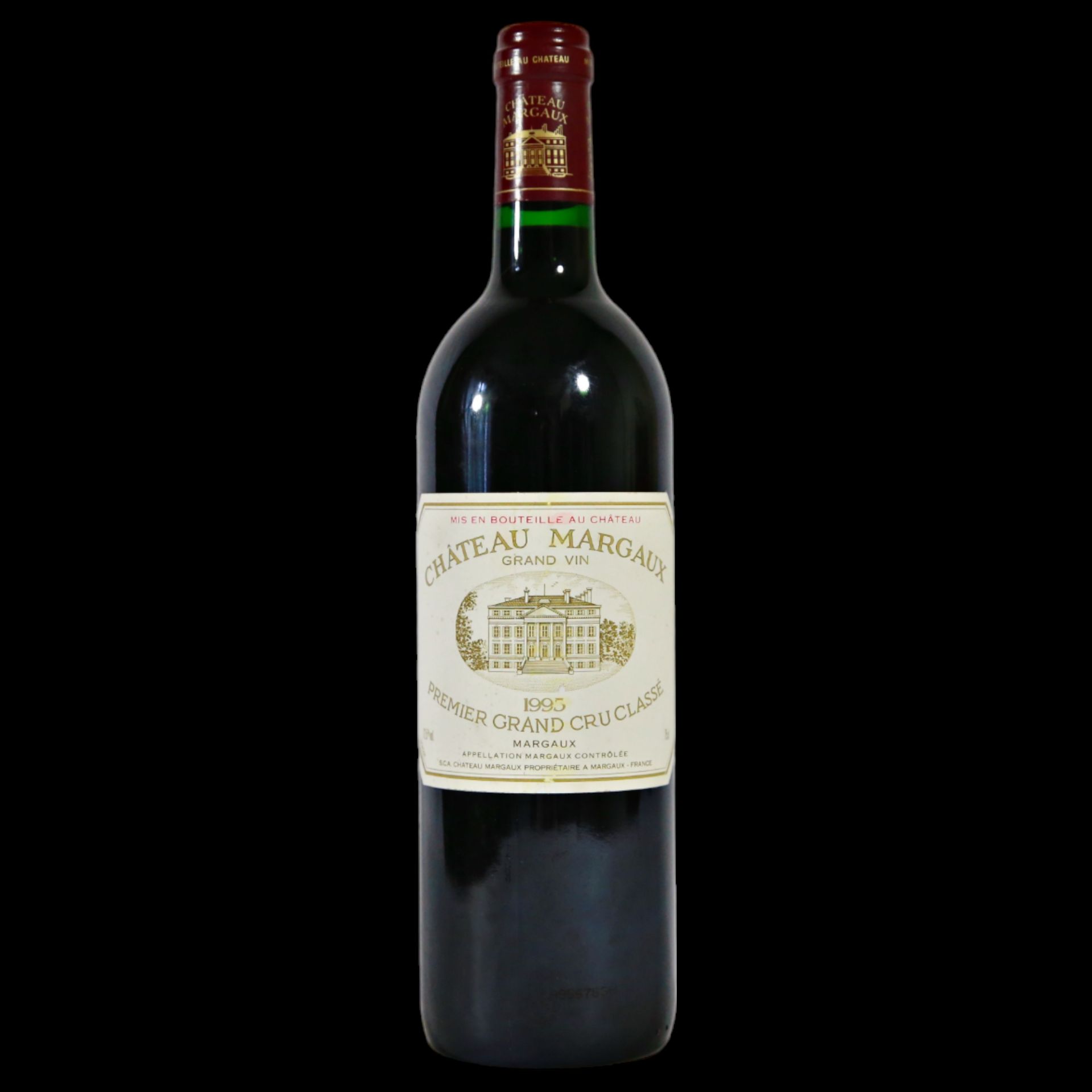 Bottle Vintage Chateau Margaux 1995, Premier Cru Classe. - Bild 3 aus 12