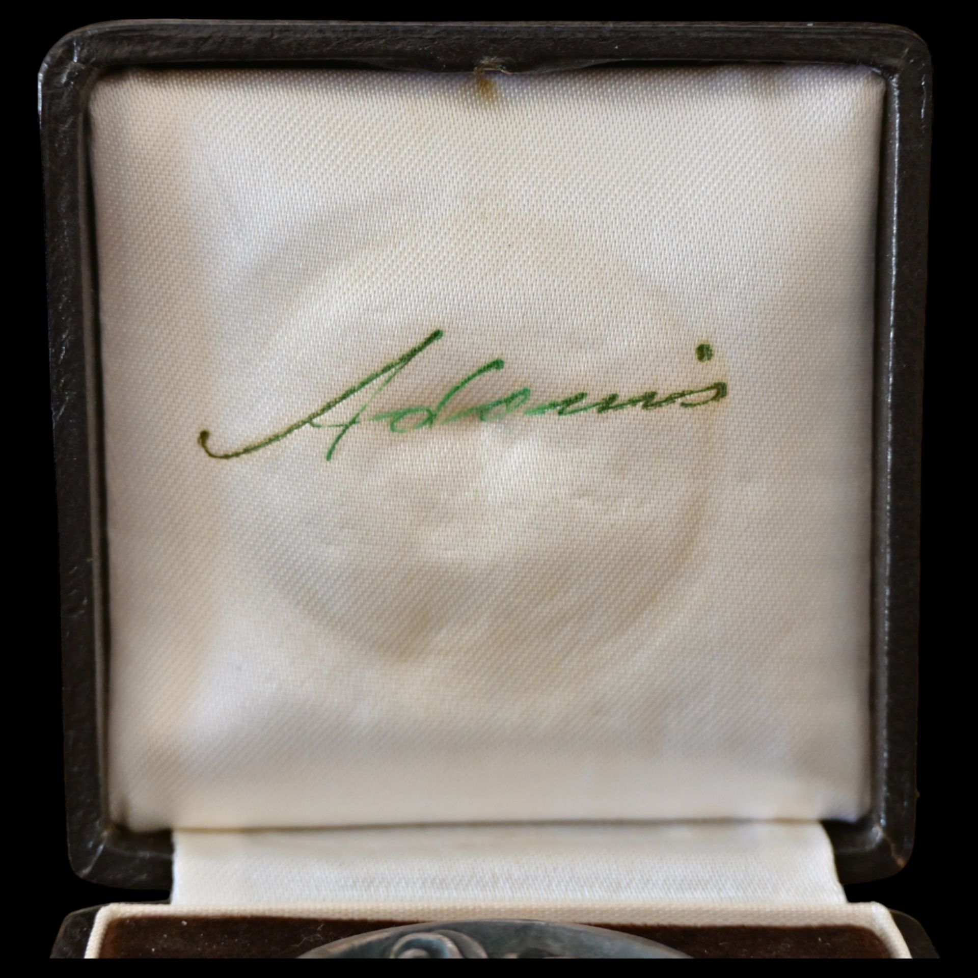 _Ernst Fuchs (1930 Ð 2015) "Adonis" silver medal, original case, signature of the author, 20th C. - Bild 4 aus 9