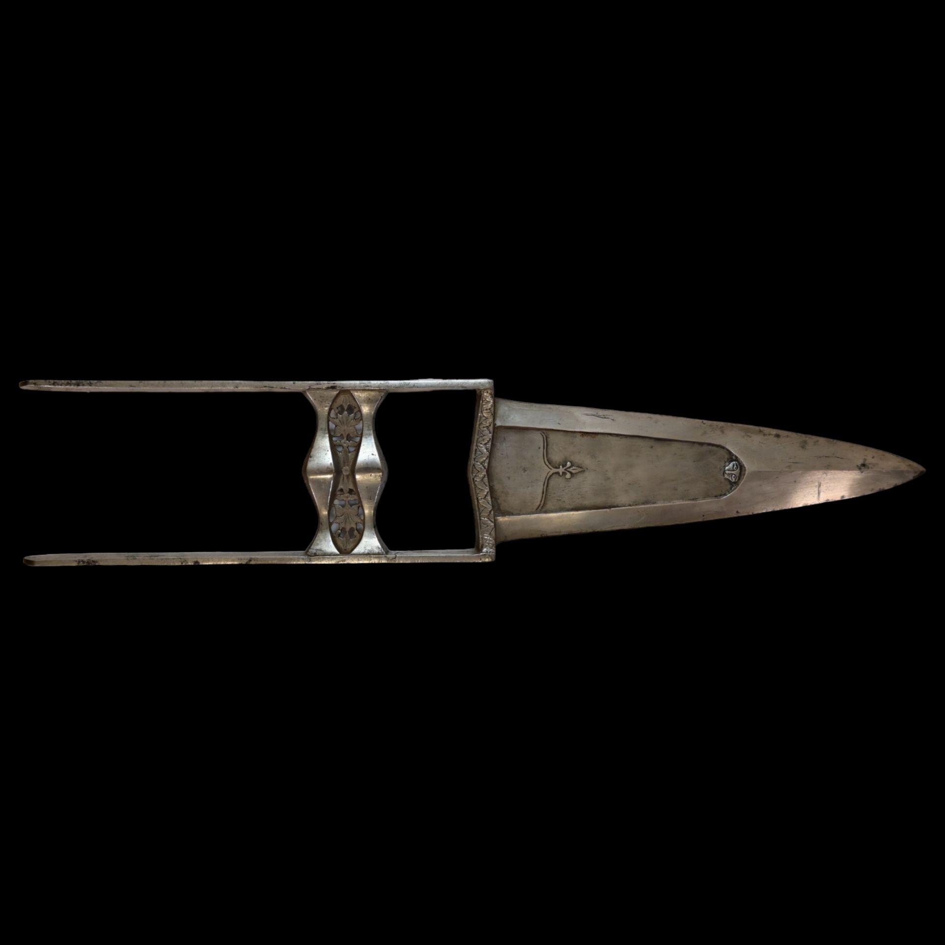 Beautiful 18 century Indian Katar dagger. - Bild 3 aus 12
