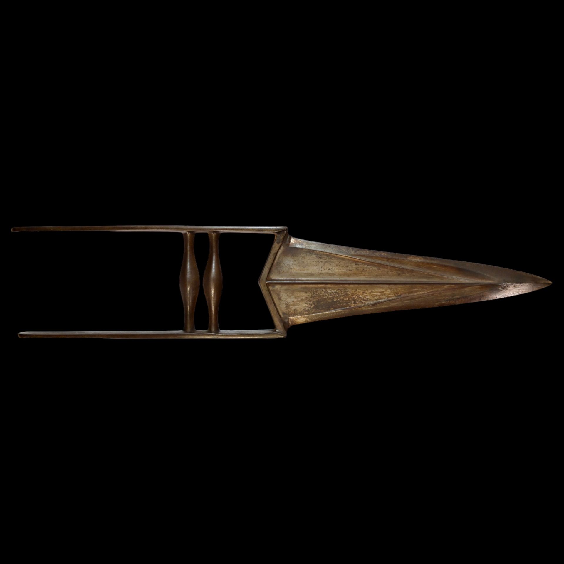 Nice 19th century Indian Katar dagger with scabbard - Bild 9 aus 11