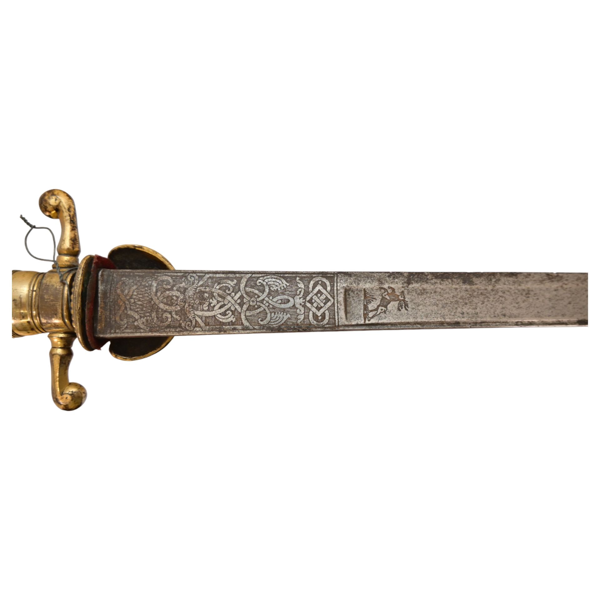 Rare Hunting Sword, 18th Century, Germany. - Image 9 of 12