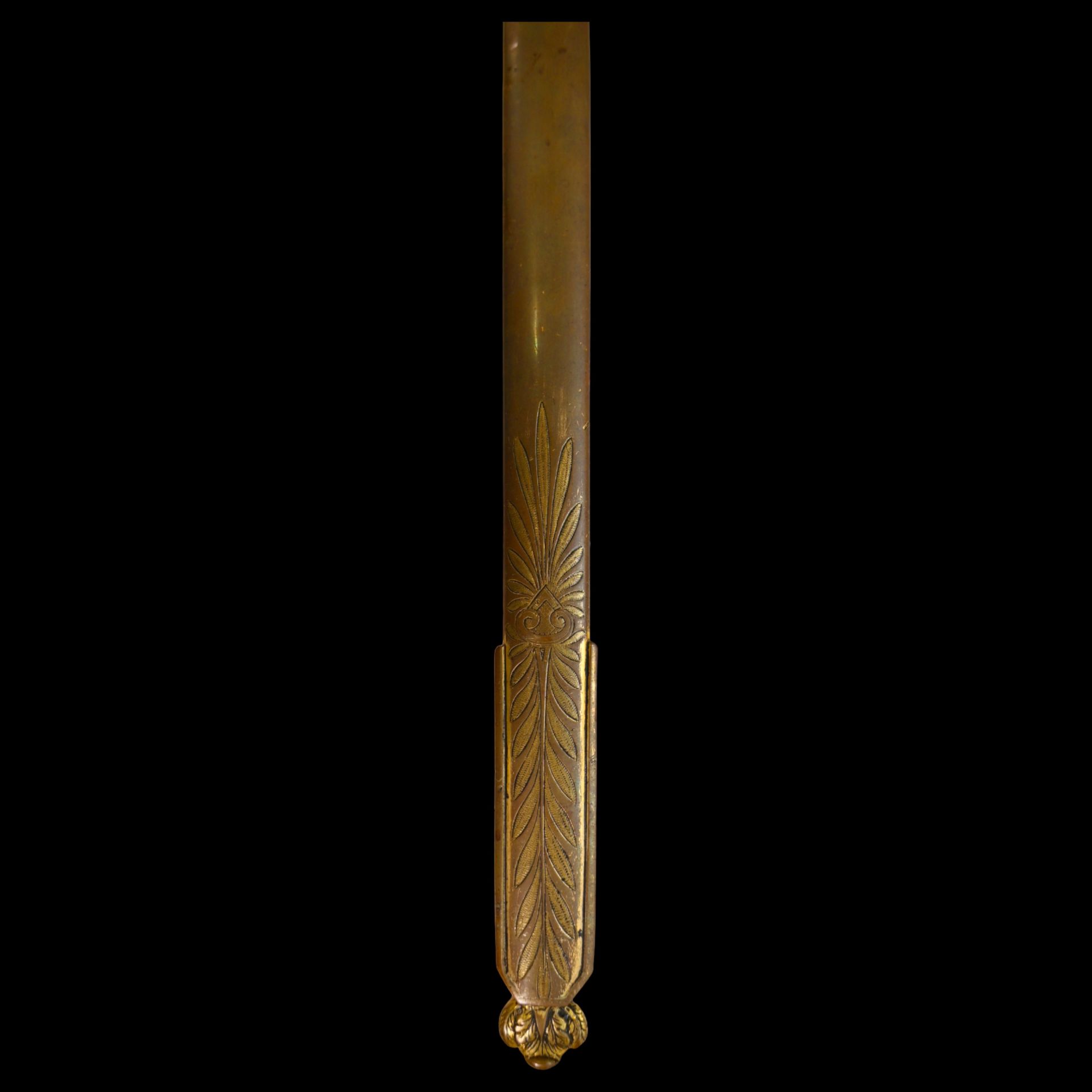 American gilt ceremonial sword, belonged to W.R. Vermilye, 19th century. - Bild 12 aus 19