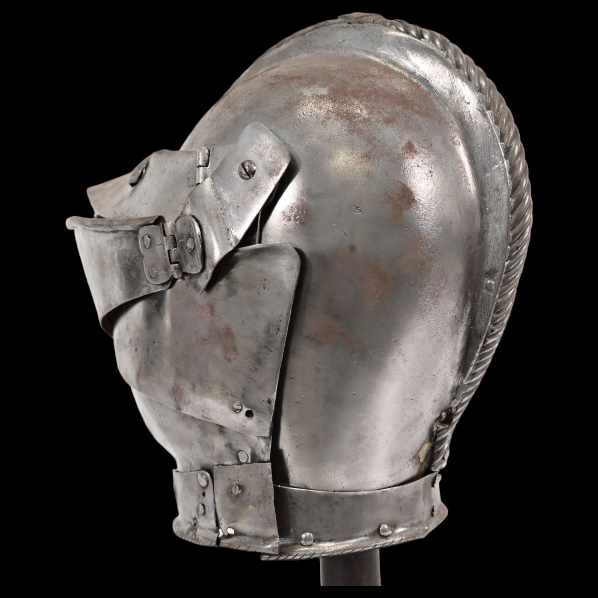 German closed helmet for tournaments of the second half of the 16th century. - Image 7 of 31