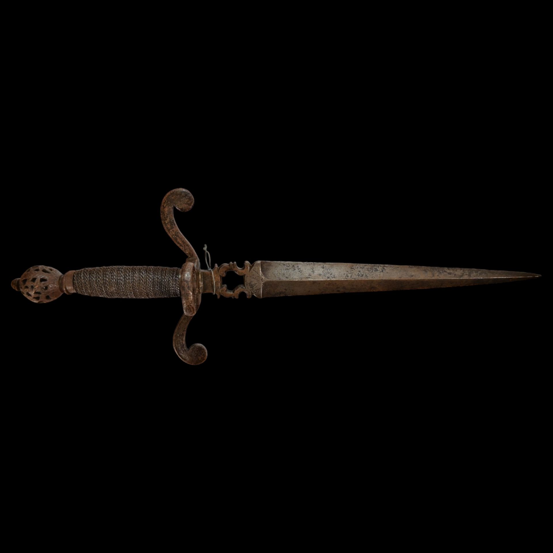 Rare Italian, 17th century, Left Hand Dagger. - Bild 2 aus 13