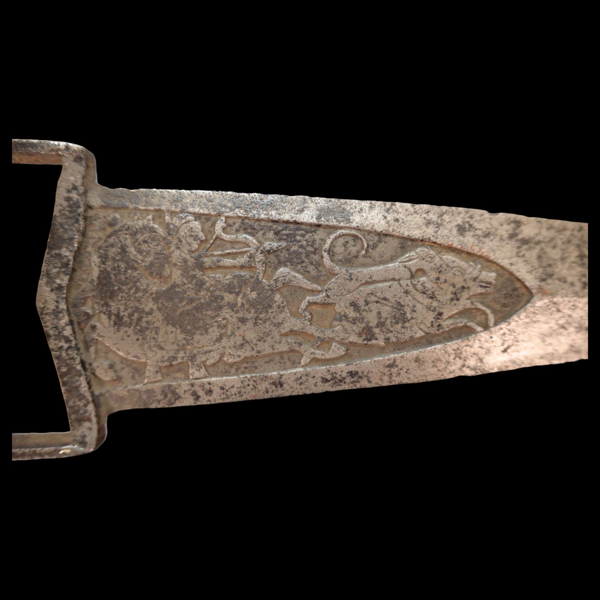 Very rare Indian katar dagger, begin of 19 century. - Bild 4 aus 7