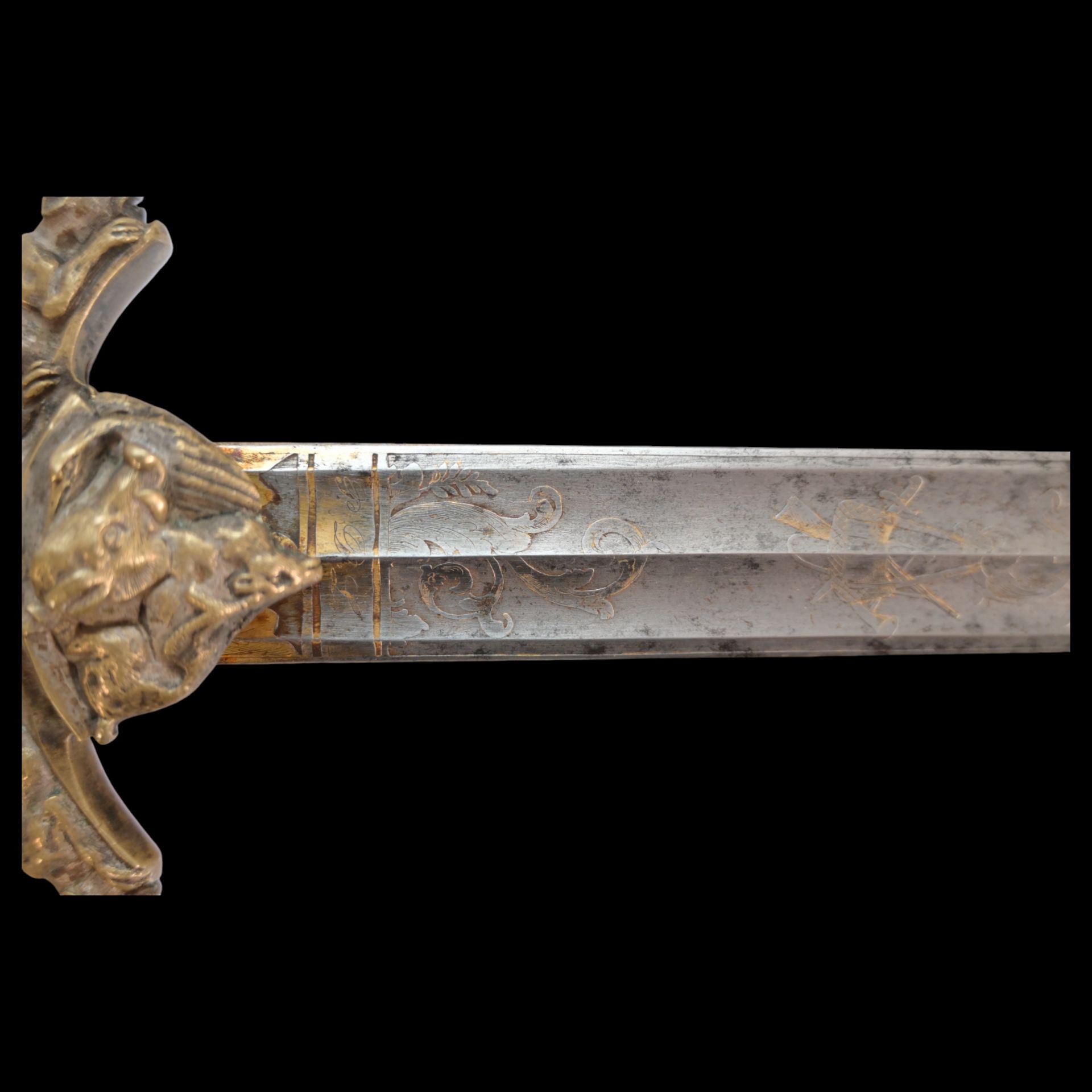 German short hunting sword, P D Luneschloss, Solingen, Germany, second quarter of the 19th century. - Image 17 of 24