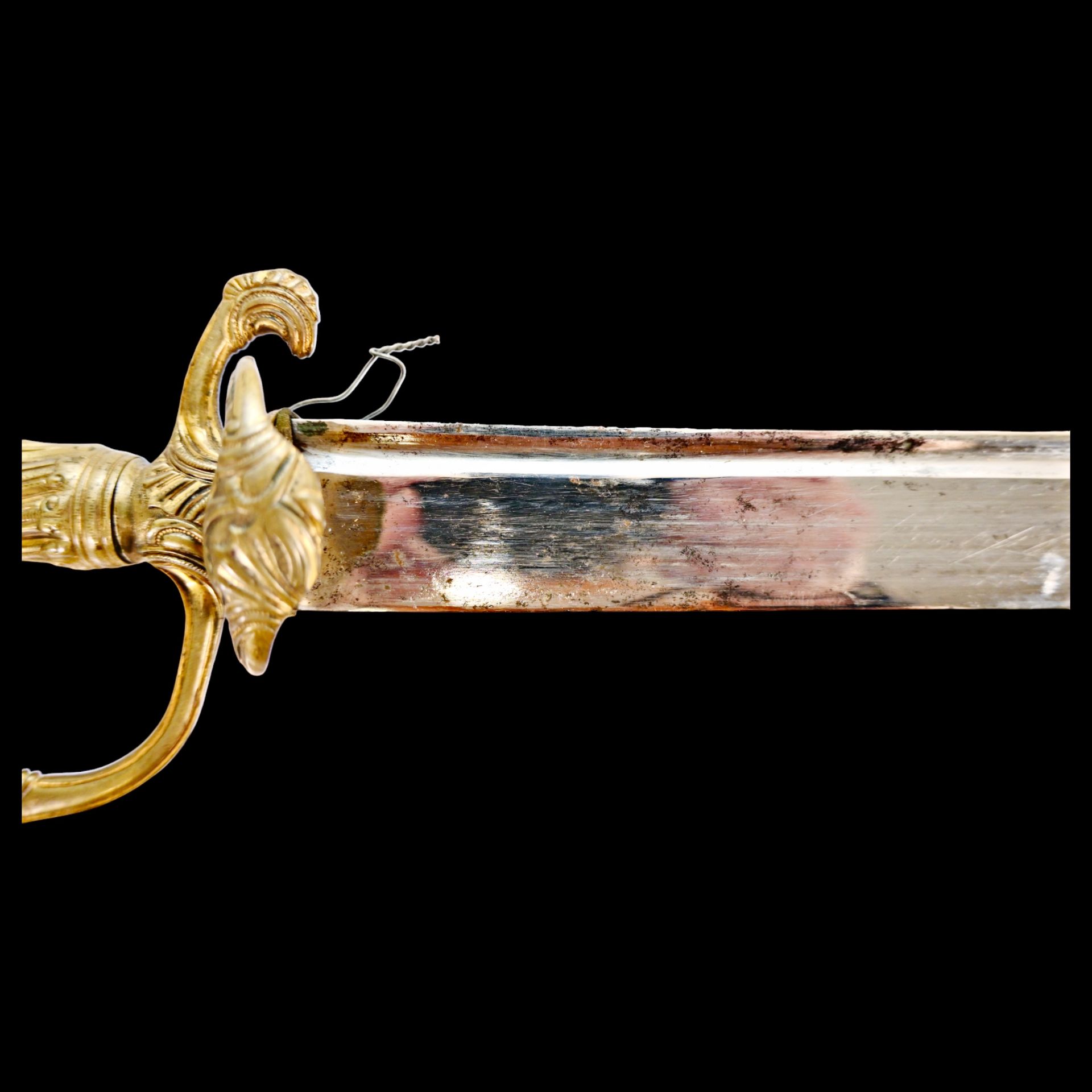 German hunting saber with knife, last half of the 18th century. - Bild 15 aus 26
