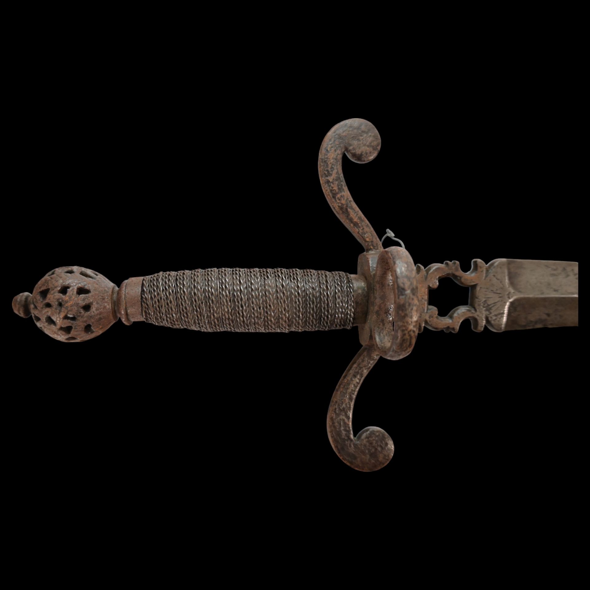 Rare Italian, 17th century, Left Hand Dagger. - Bild 9 aus 13