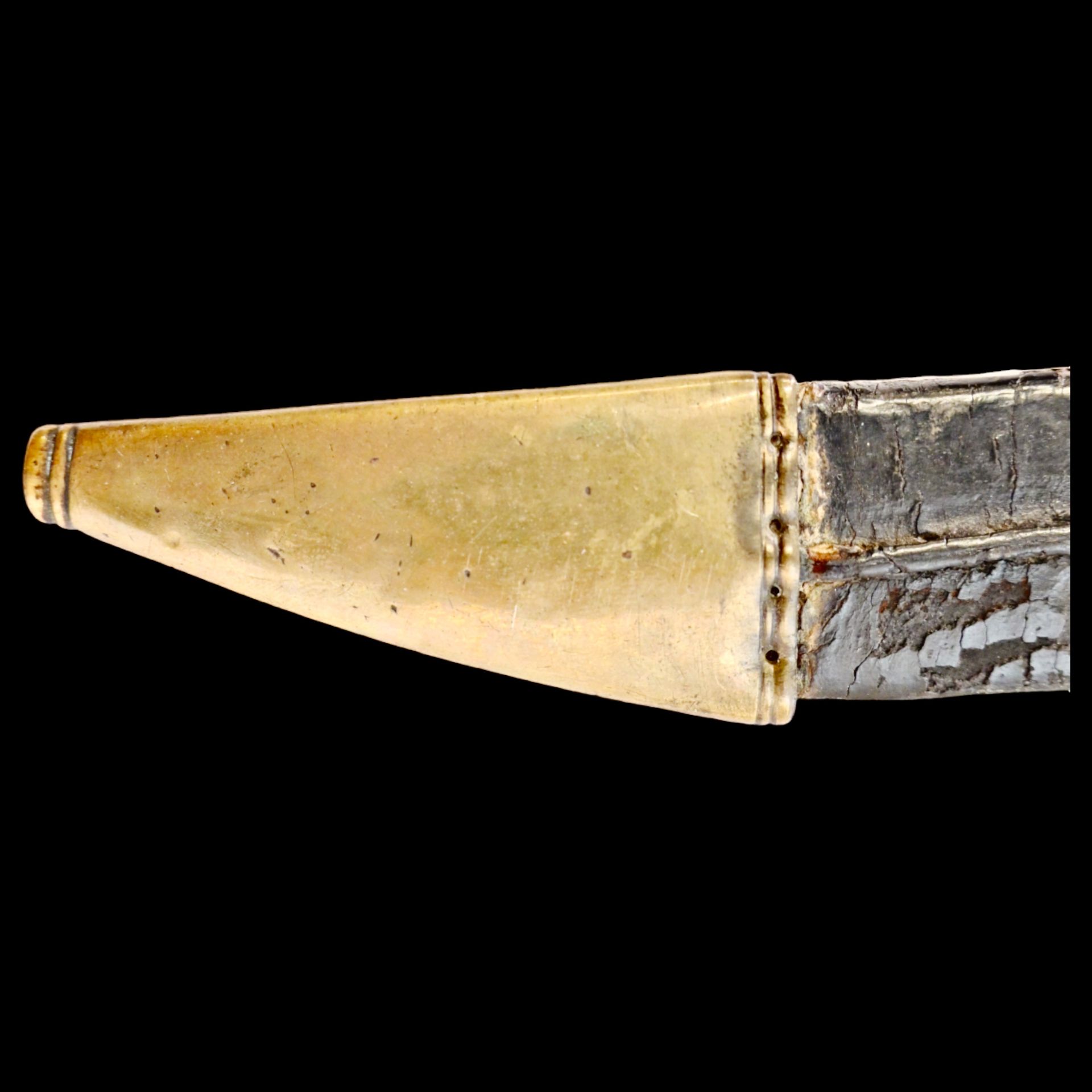 German hunting saber with knife, last half of the 18th century. - Bild 10 aus 26