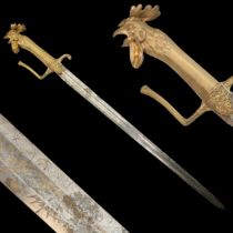 French infantry sword, Constitutional Guard of the King, late 18th century.