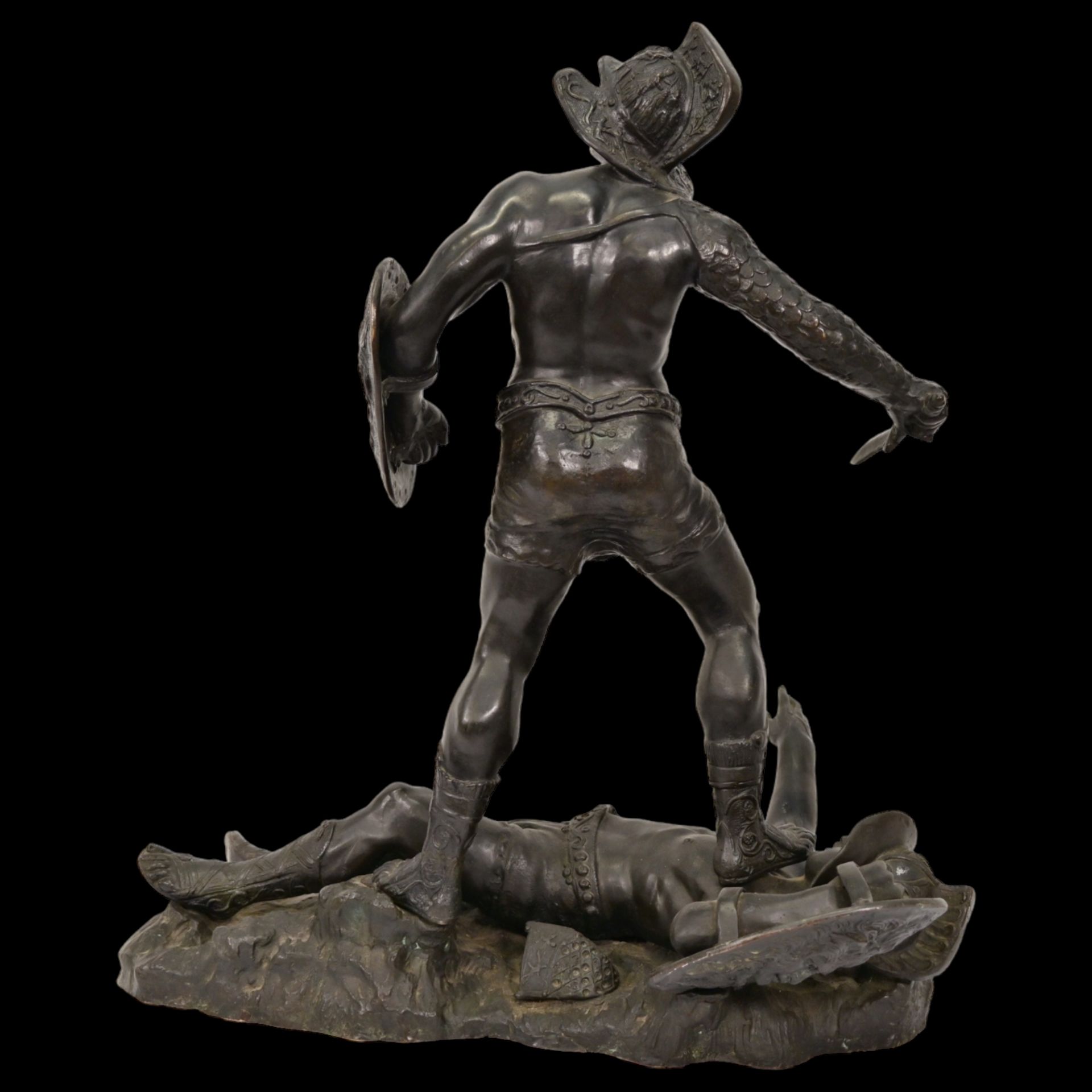 The bronze composition POLLIS VERSO GLADIATORS - Image 8 of 11