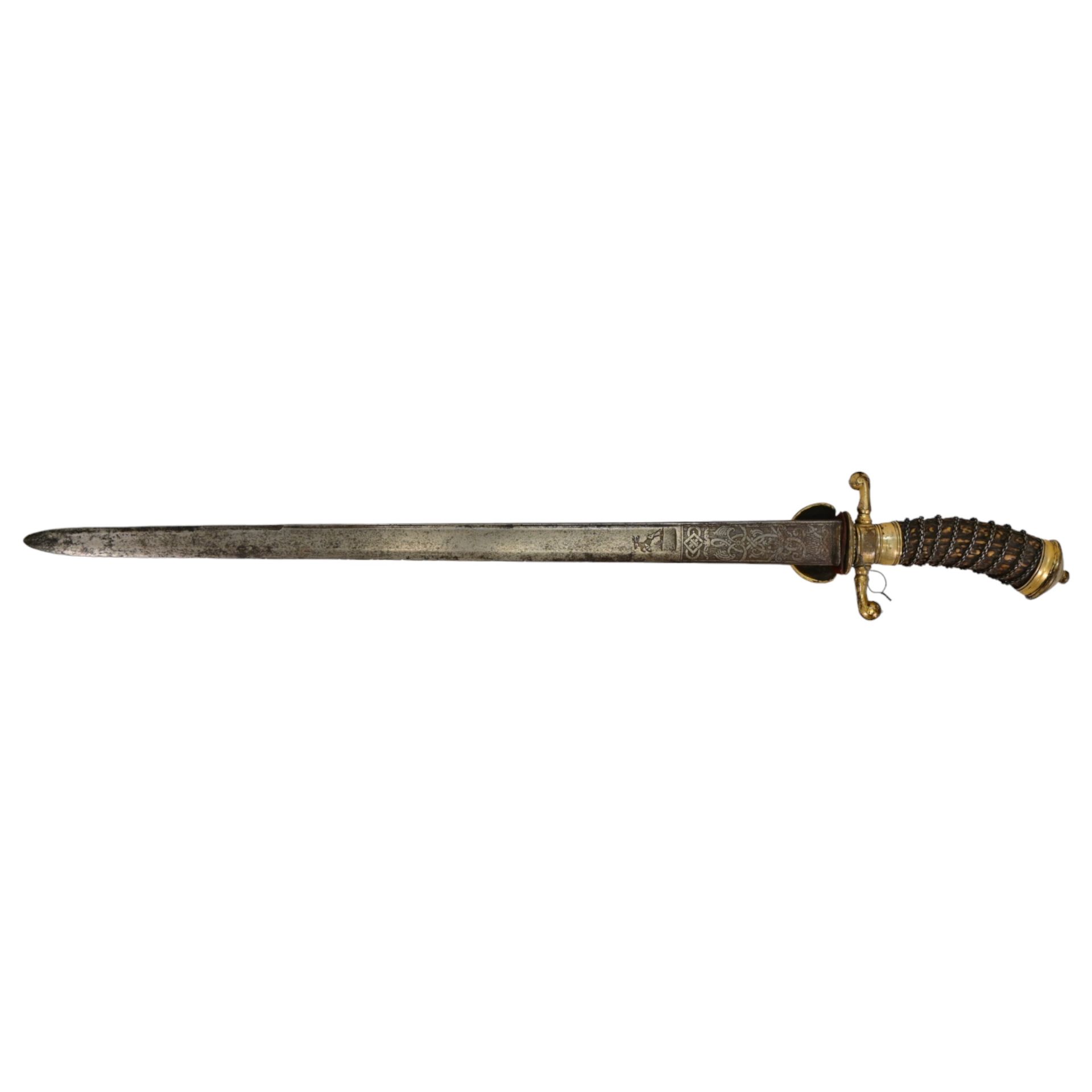 Rare Hunting Sword, 18th Century, Germany. - Image 3 of 12