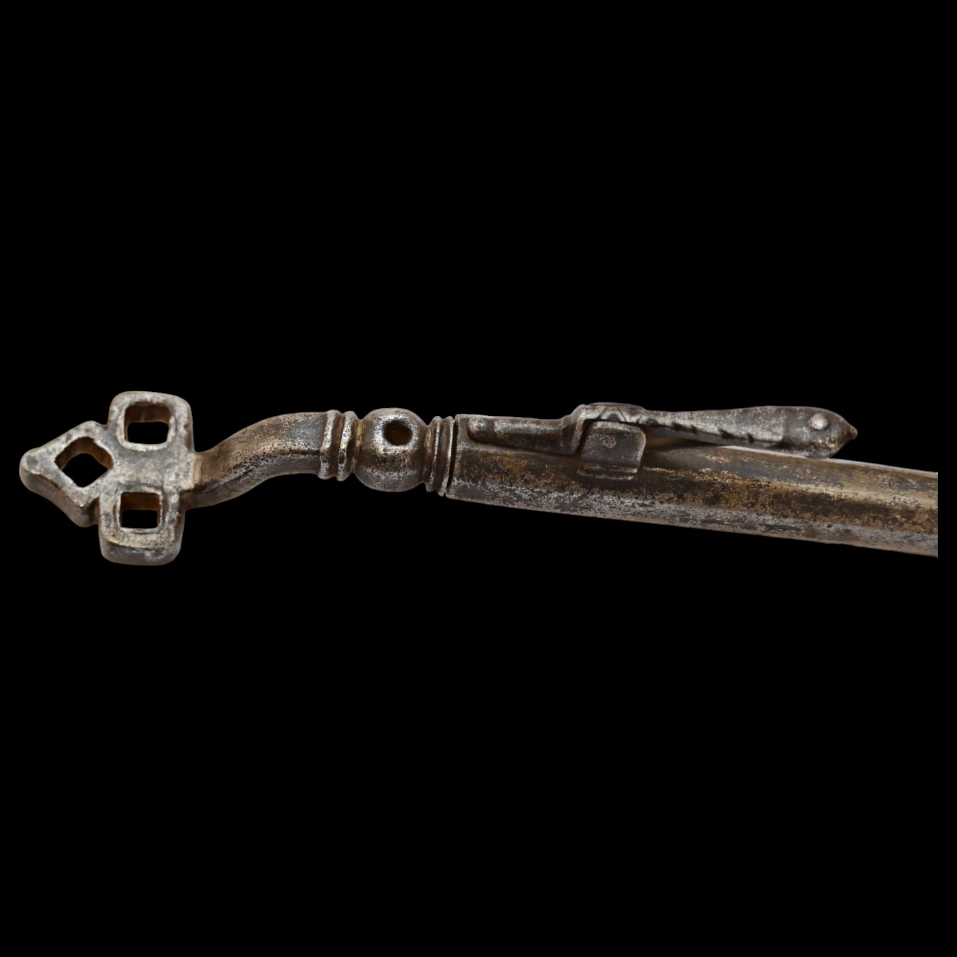Rare Chinese dagger with cloisonne enamel handle, China, 19th century. - Bild 8 aus 10