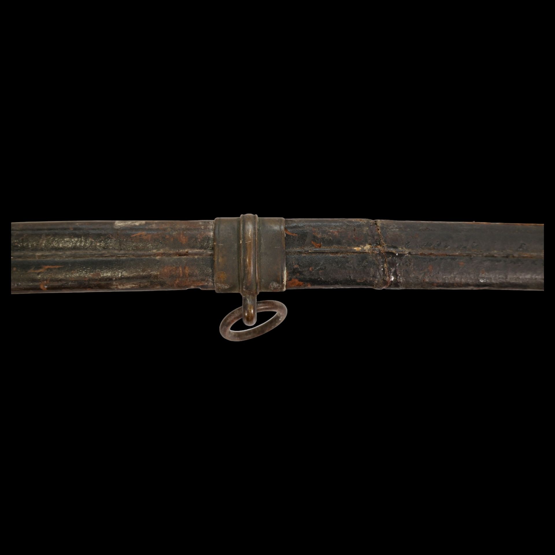 Civil War period M1850 foot officer's sword, Klingenthal belonged to Capt. S. Zuschlag. - Bild 5 aus 17