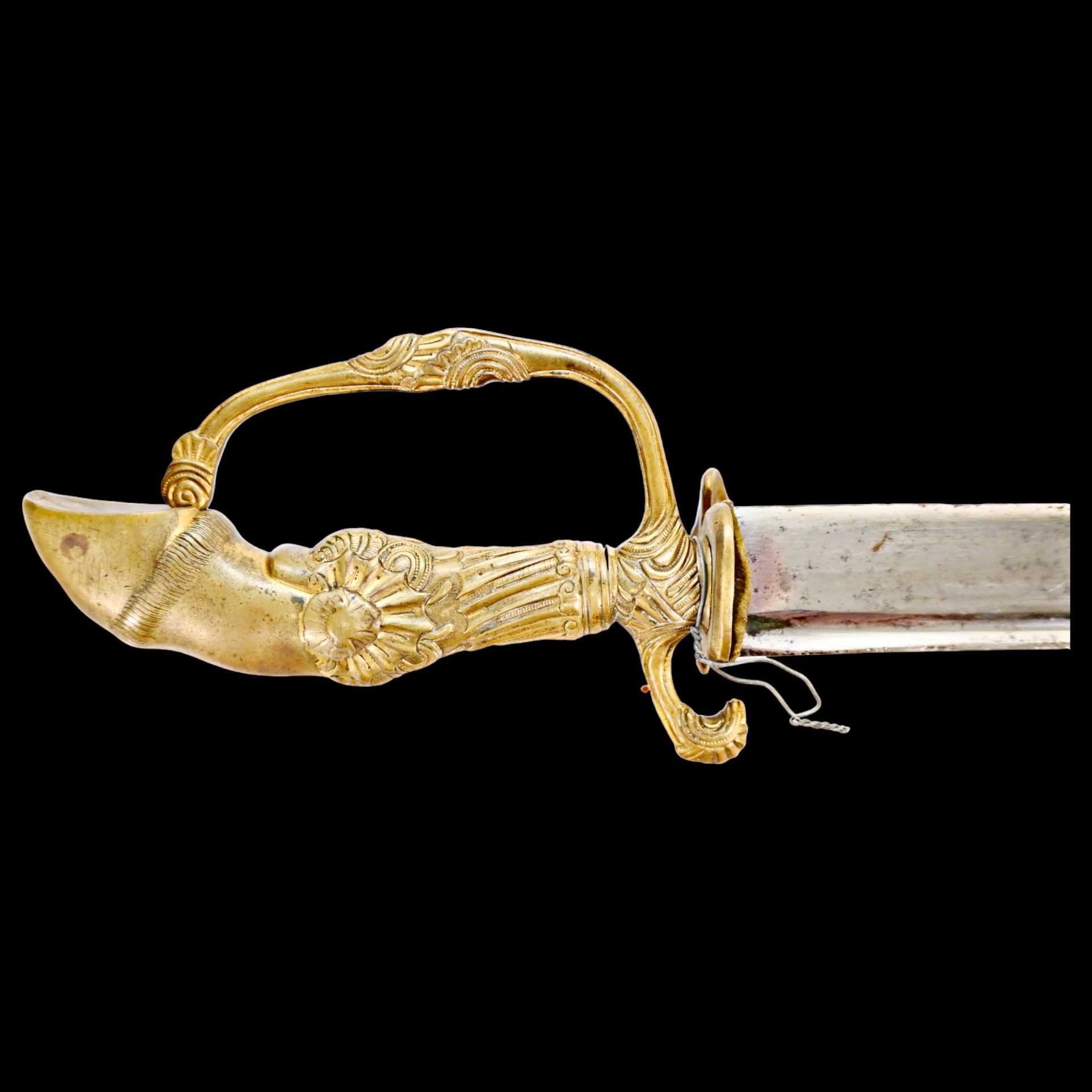 German hunting saber with knife, last half of the 18th century. - Bild 17 aus 26