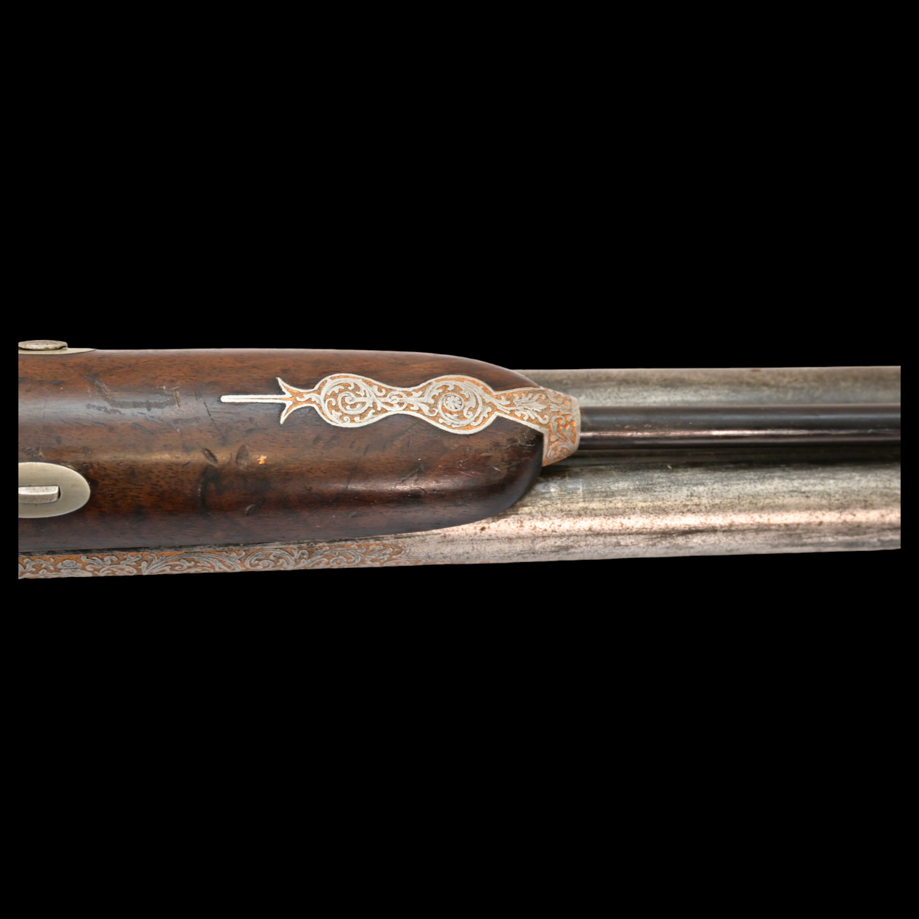 Rare Double-barrel percussion shotgun, Eusebio Zuloaga, royal gunsmith, Spain, mid-19th century. - Image 24 of 26