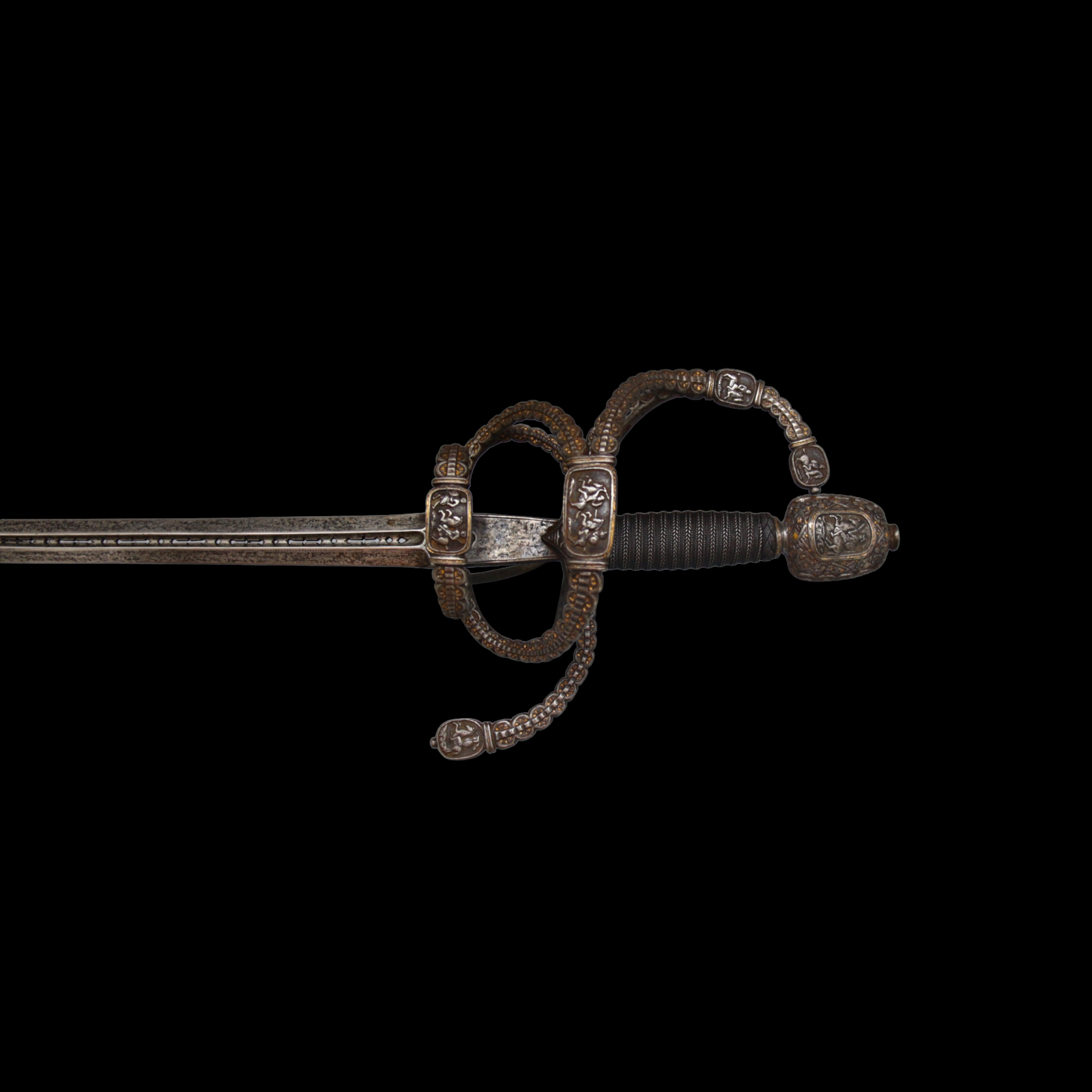 A magnificent swept hilt rapier in the style of Othmar Wetter - Image 3 of 15
