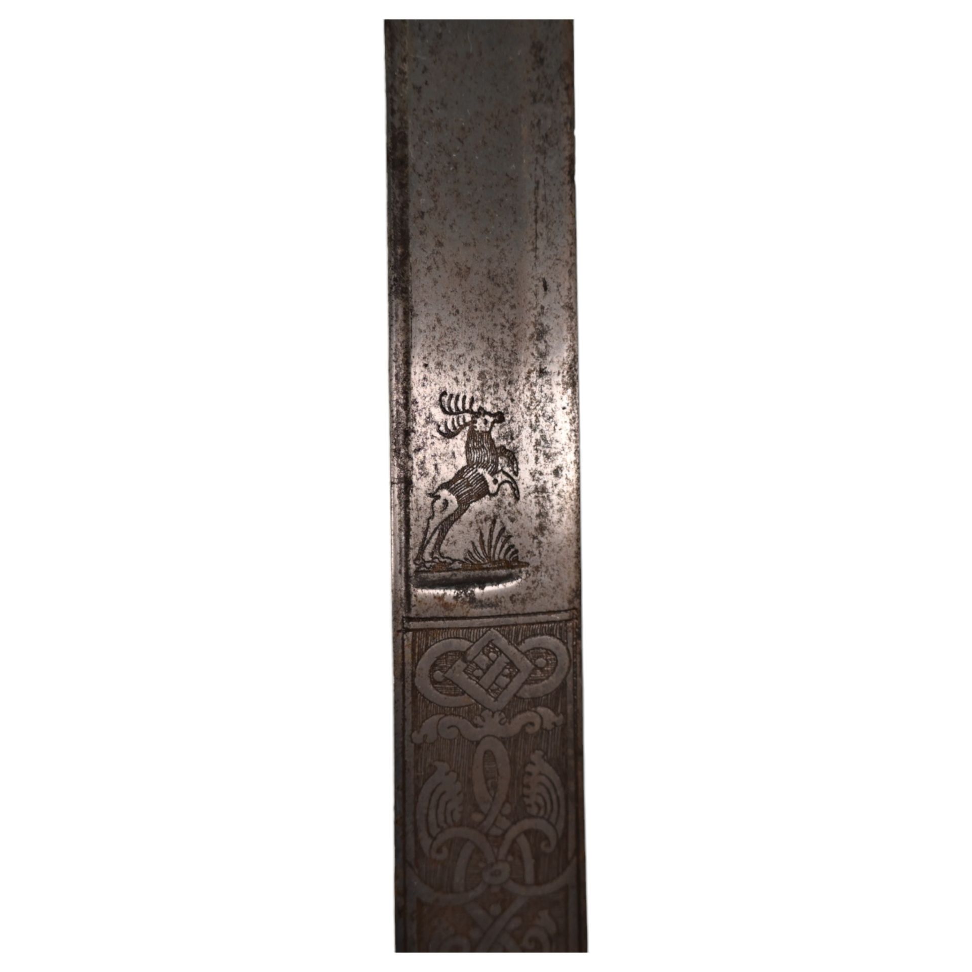 Rare Hunting Sword, 18th Century, Germany. - Image 7 of 12