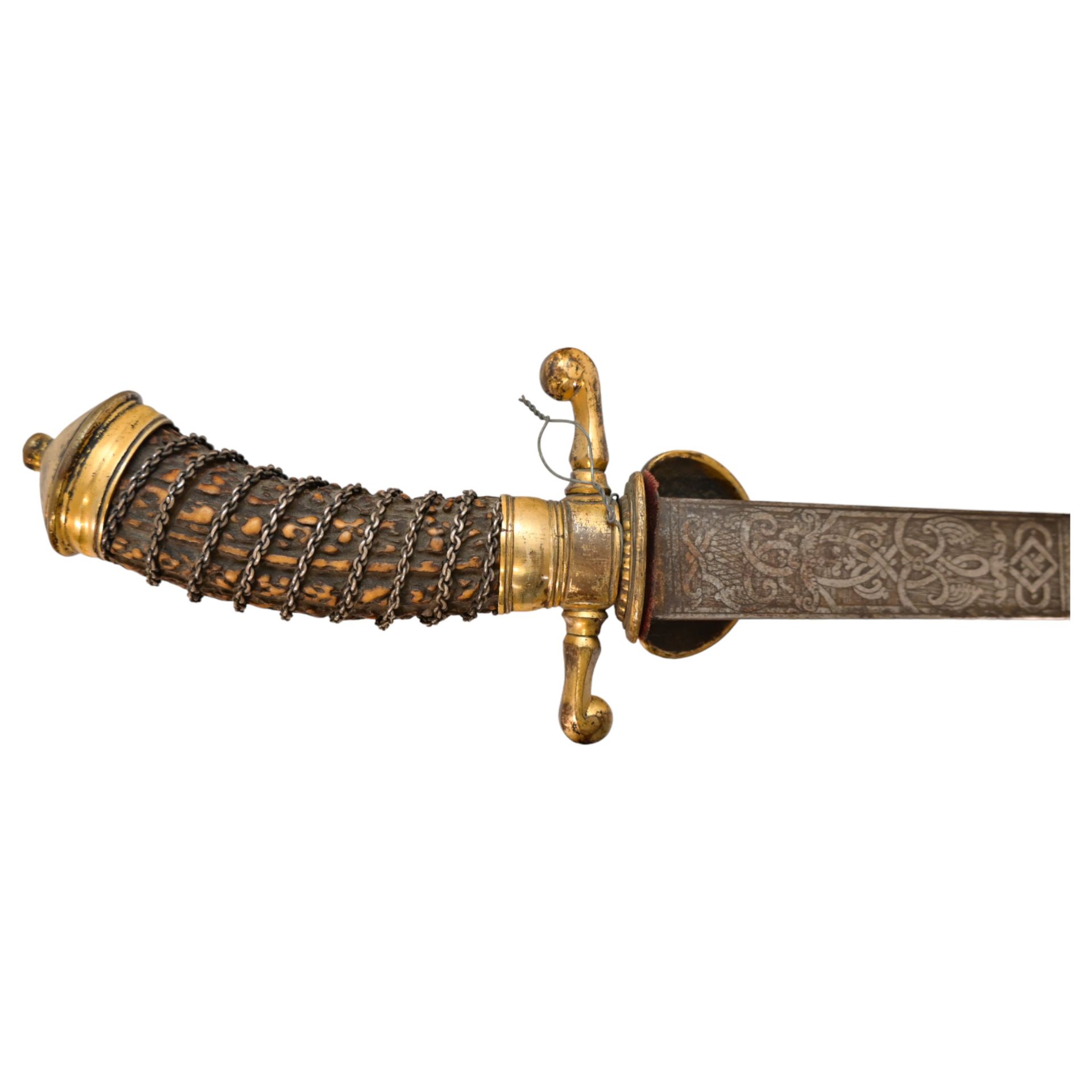Rare Hunting Sword, 18th Century, Germany. - Image 8 of 12