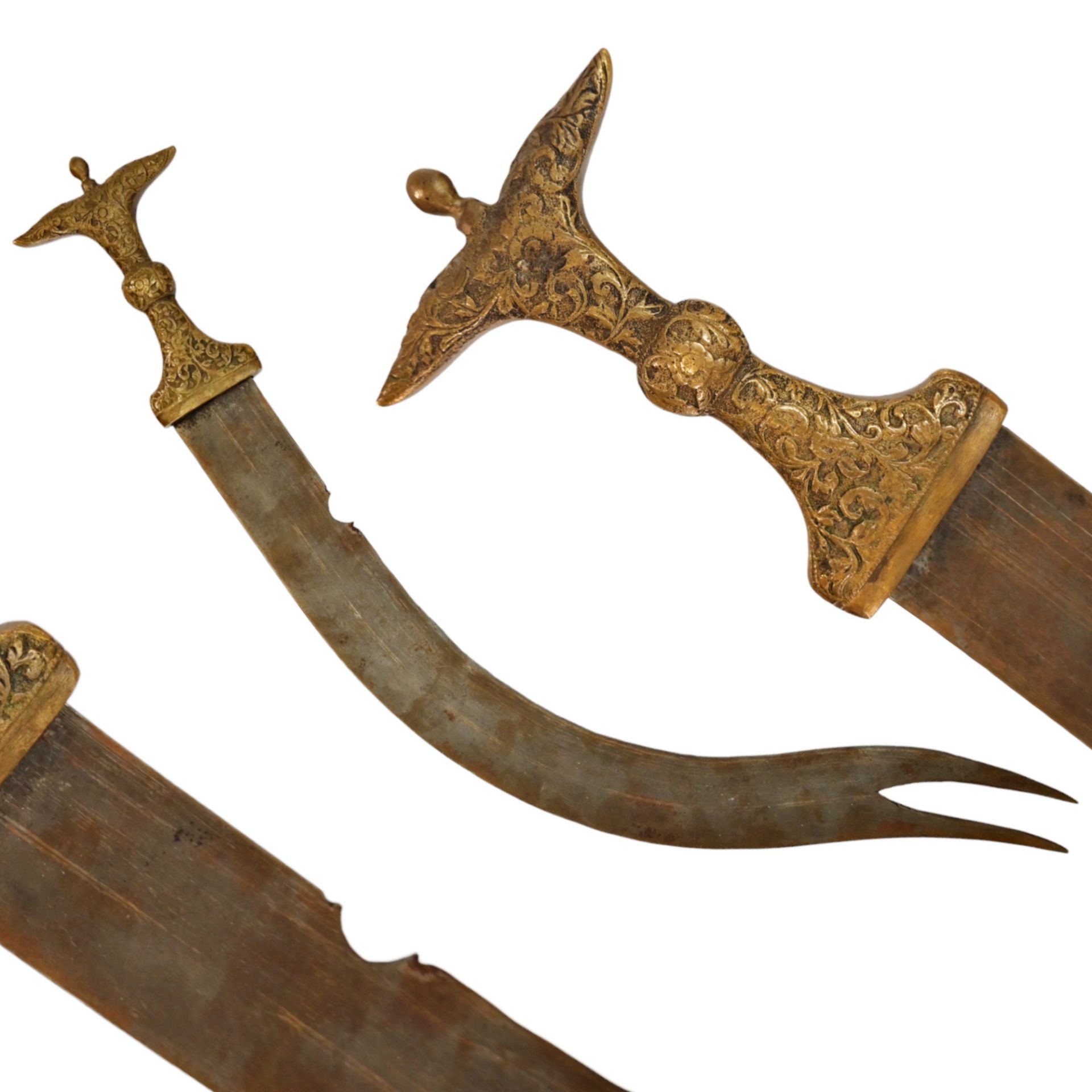Indian dagger of rare shape "ZULFAQAR", 19th century.