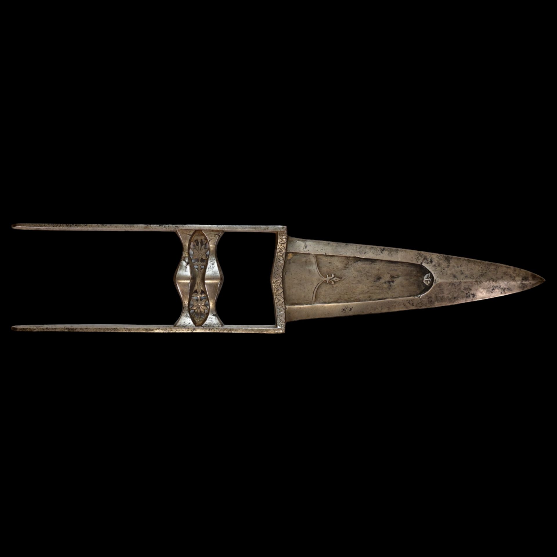 Beautiful 18 century Indian Katar dagger. - Image 2 of 12