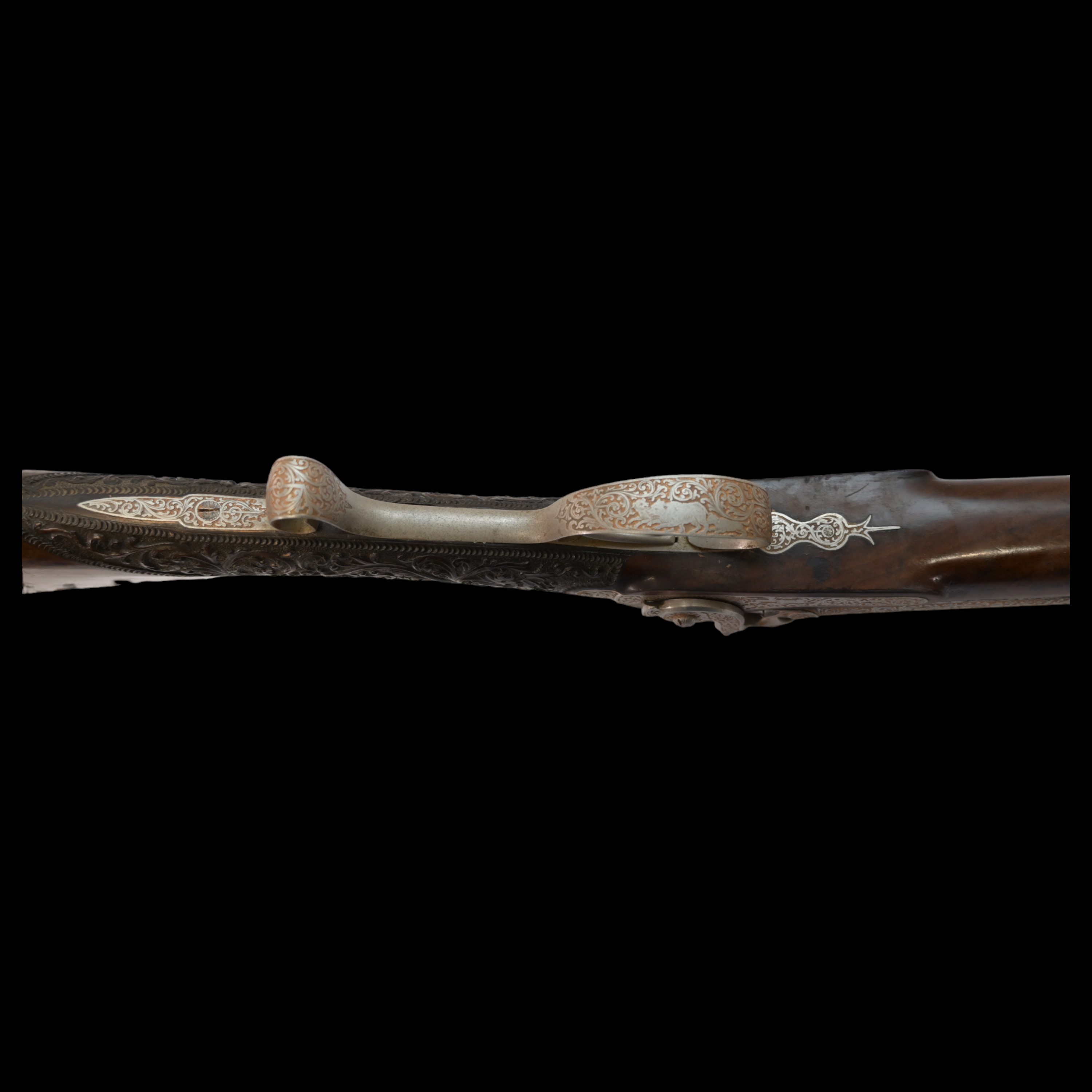 Rare Double-barrel percussion shotgun, Eusebio Zuloaga, royal gunsmith, Spain, mid-19th century. - Image 10 of 26