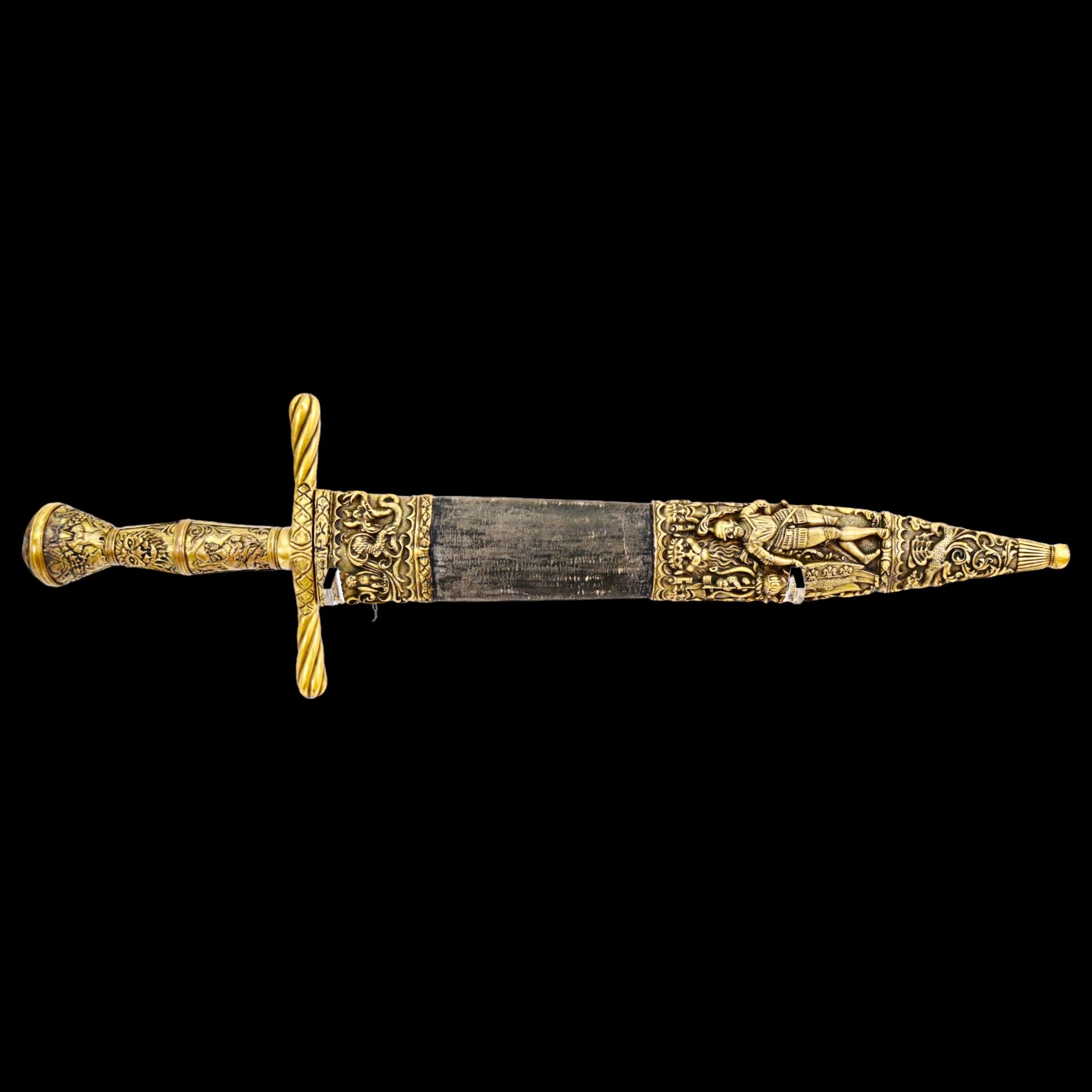 A magnificent 19th century French hunting dagger in the Renaissance style. - Bild 2 aus 26
