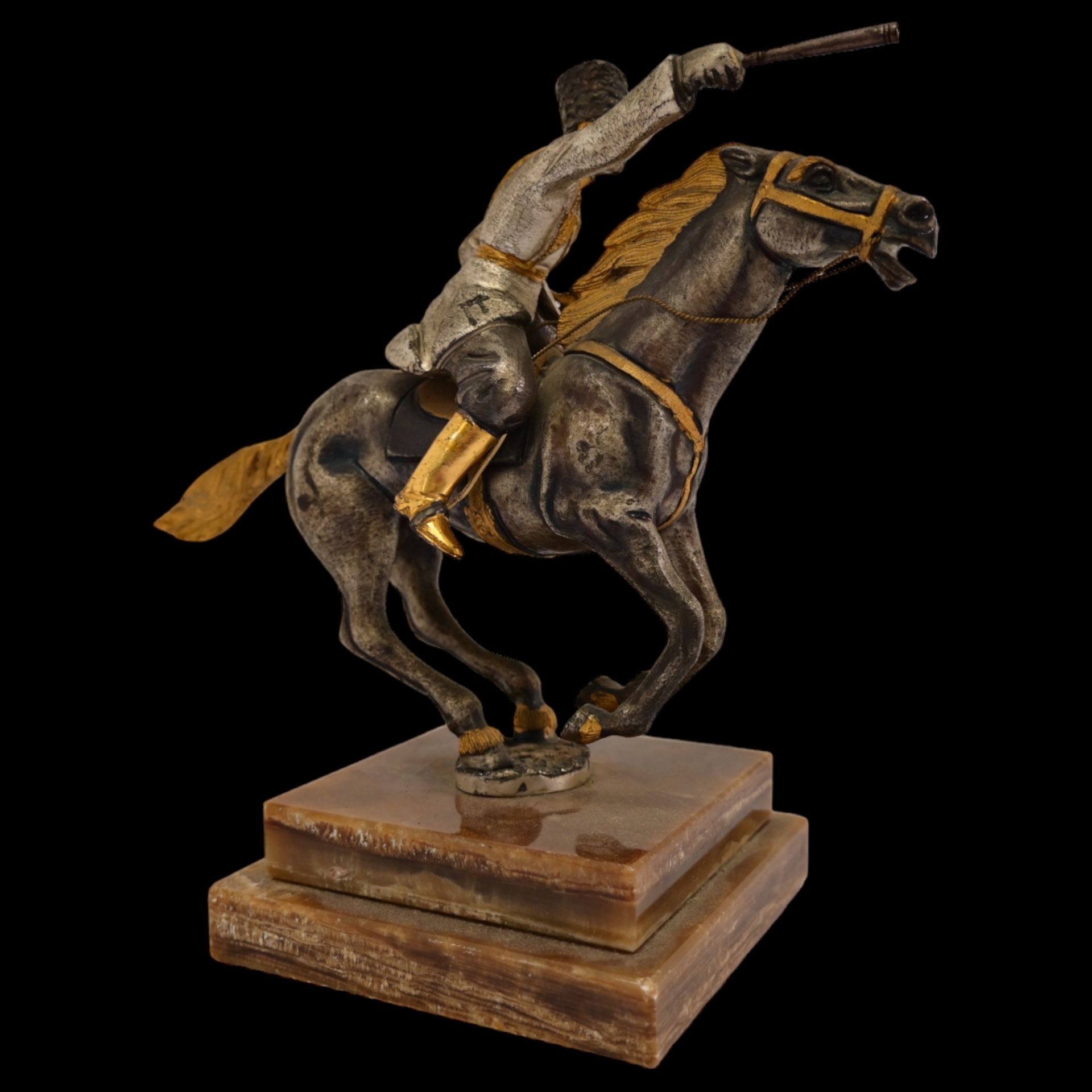 Giuseppe Vasari (1934-2005). The bronze figure Cossack on a horse. Italy, 70s of the 20th century. - Image 4 of 8