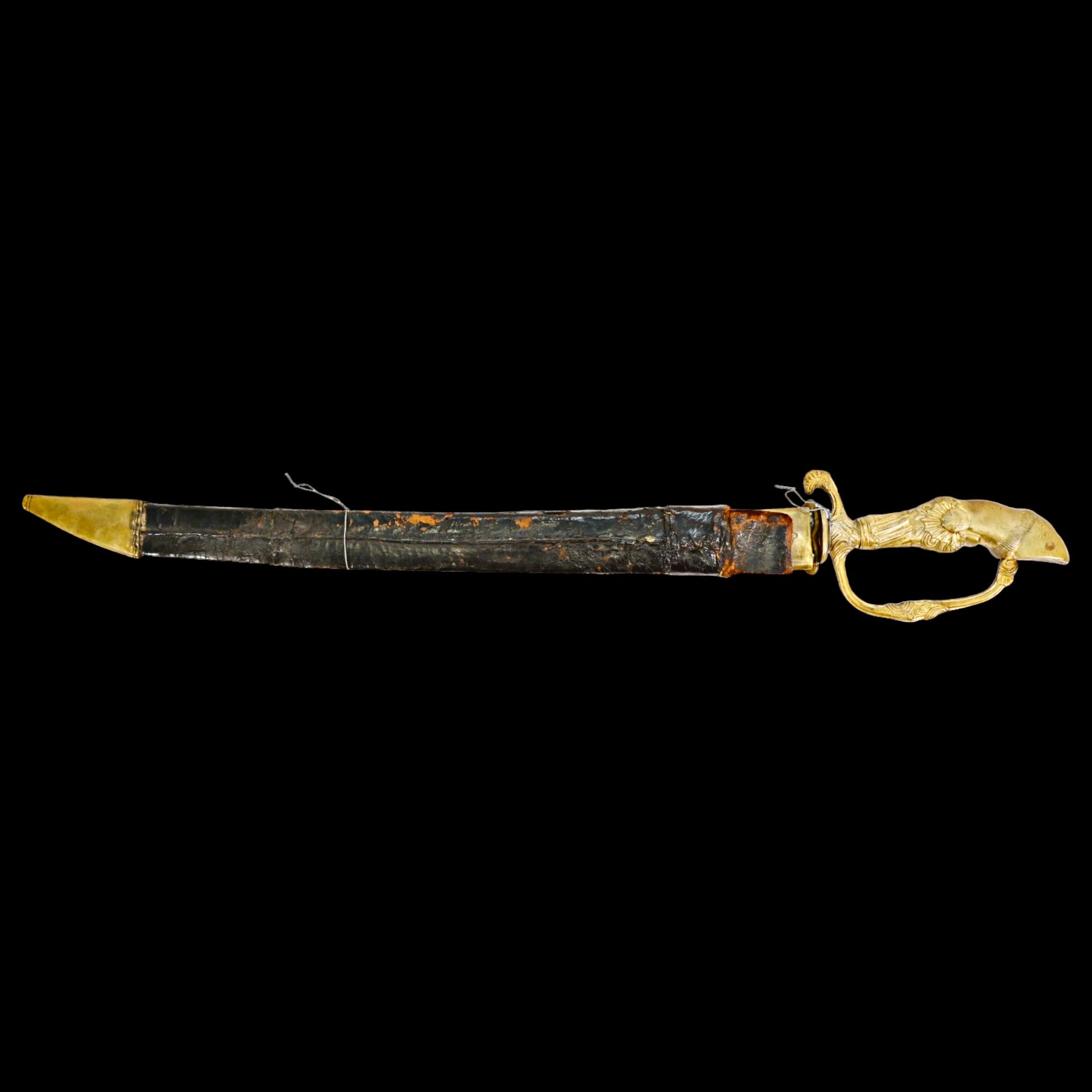 German hunting saber with knife, last half of the 18th century. - Bild 3 aus 26