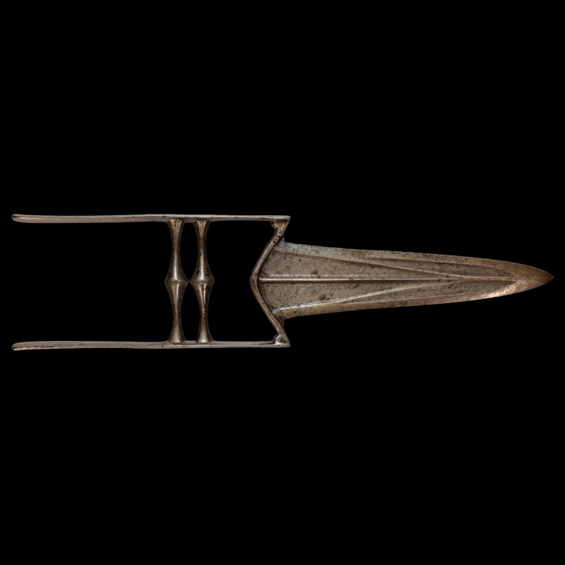 South Indian Katar dagger, 19th century. - Bild 3 aus 7