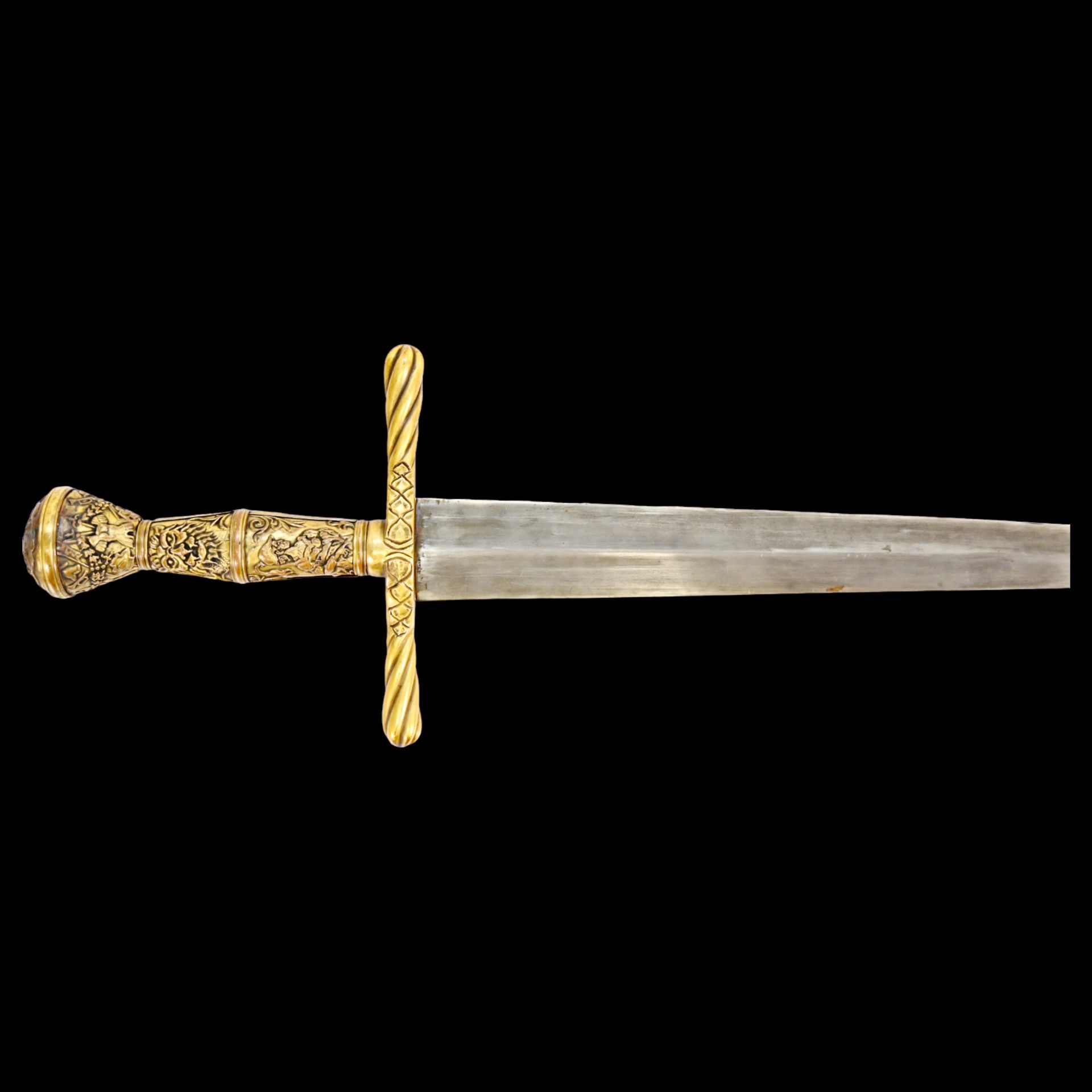 A magnificent 19th century French hunting dagger in the Renaissance style. - Bild 22 aus 26
