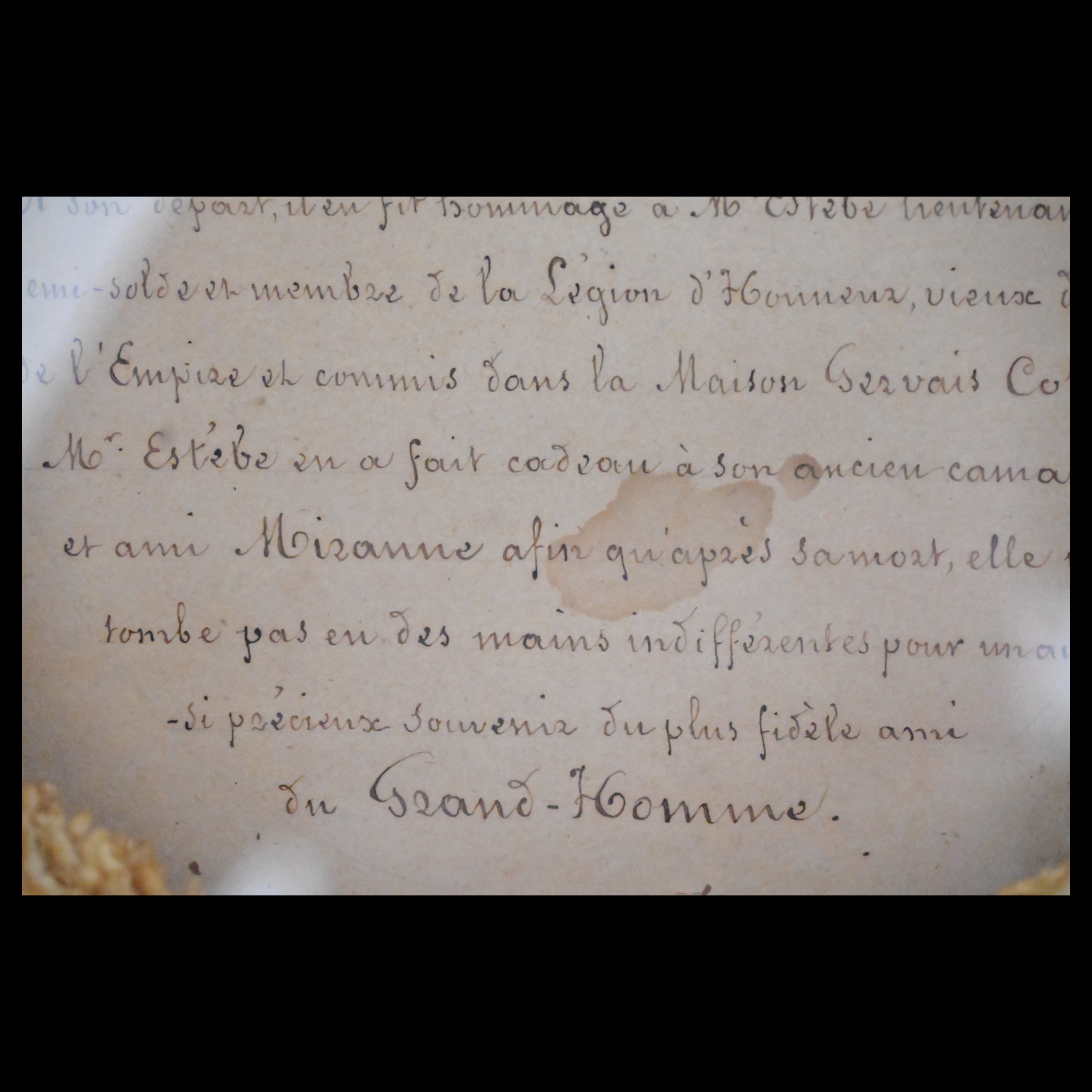 Napoleon Bonoparte's wreath of immortality. The island of St. Helena (partly belonging to France). 1 - Image 9 of 9