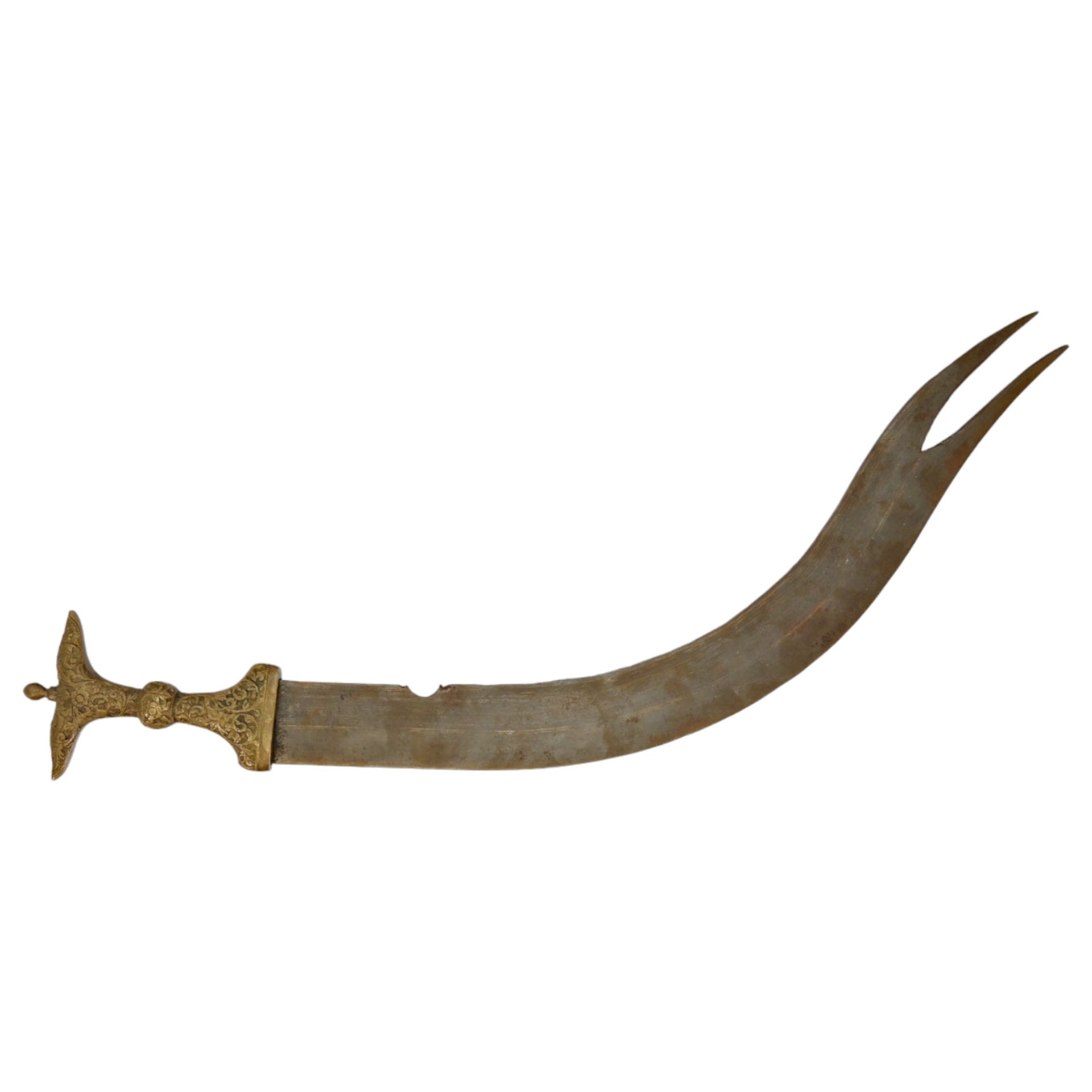 Indian dagger of rare shape "ZULFAQAR", 19th century. - Image 2 of 6