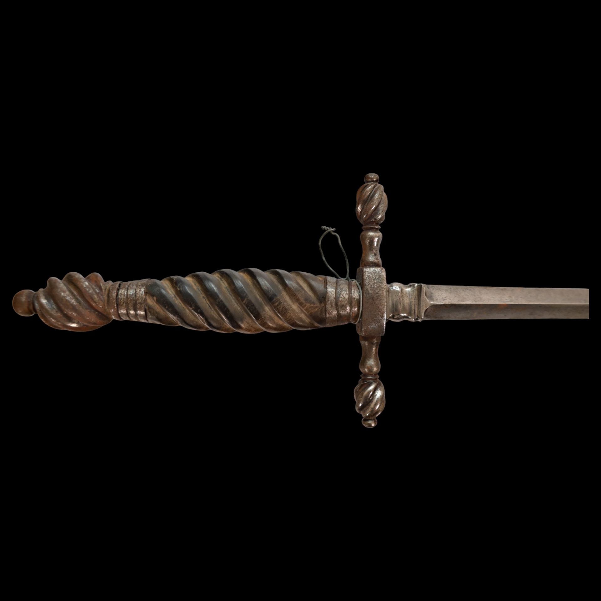 An Italian Gunners, Artilleryman's Stiletto Dagger, late 17th century. - Image 11 of 13